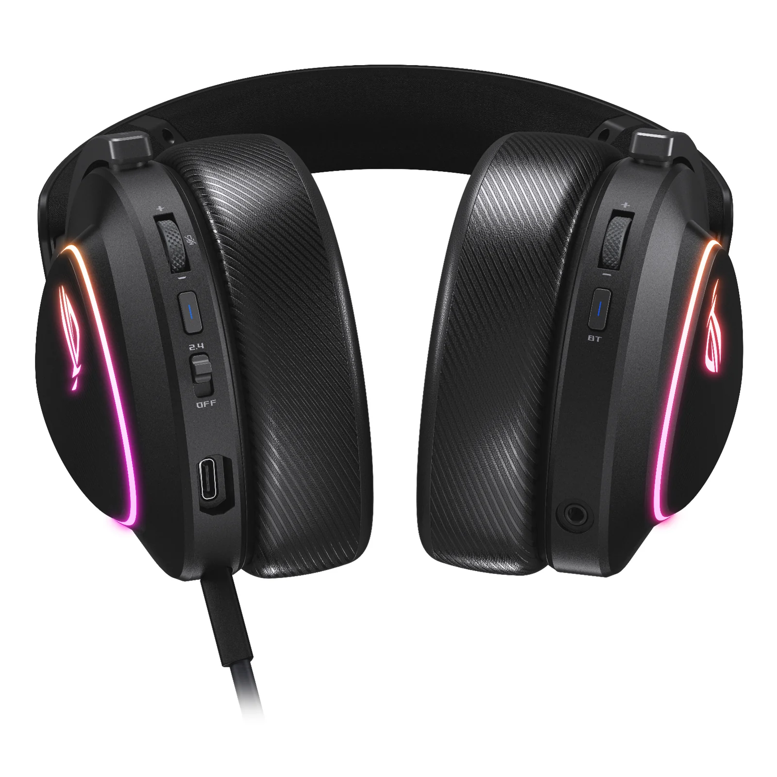 ASUS ROG DELTA II Casque Avec fil &sans fil Arceau Gaming USB Type-C Bluetooth Noir