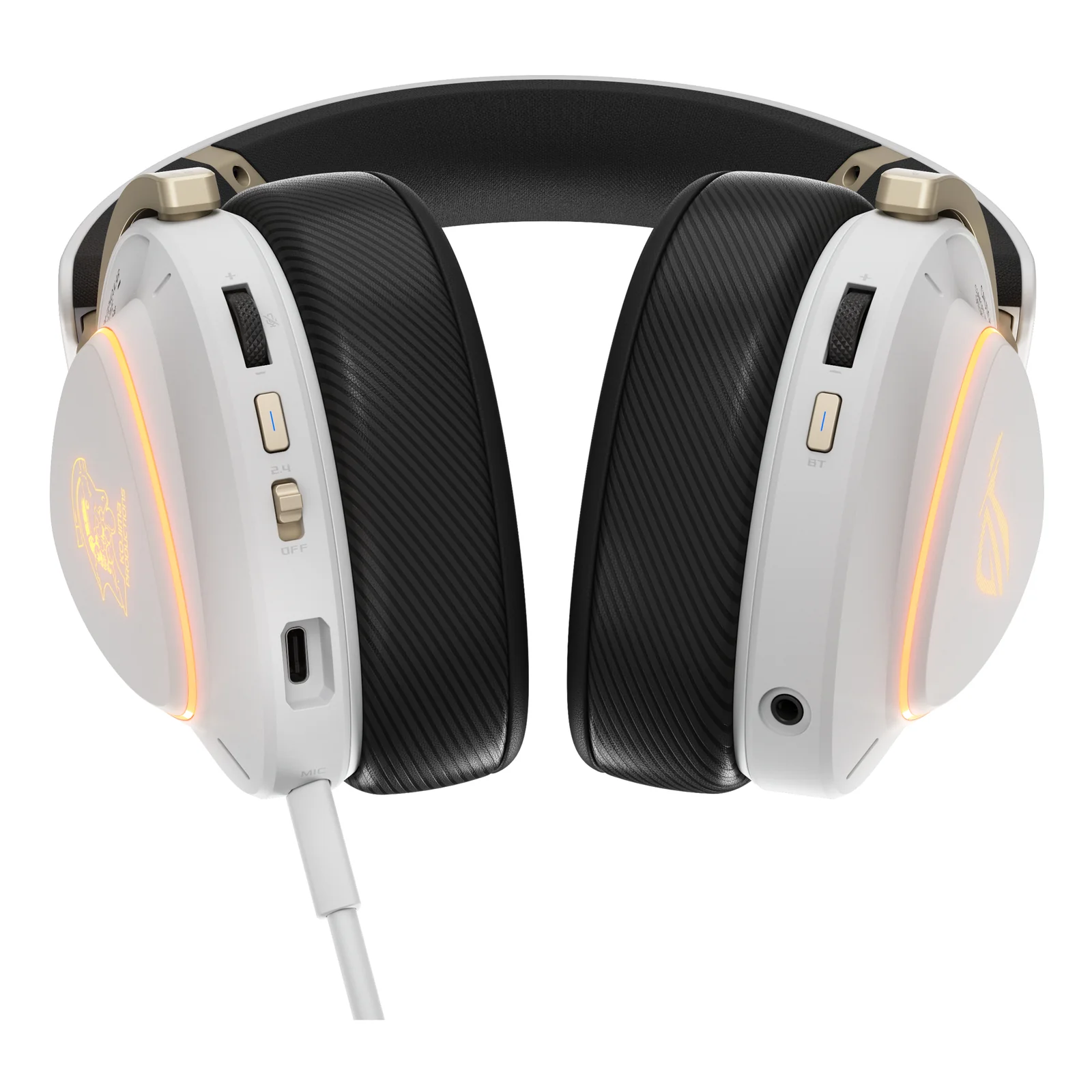ASUS ROG Delta II-KJP Casque Avec fil &sans fil Arceau Gaming Bluetooth Noir, Blanc