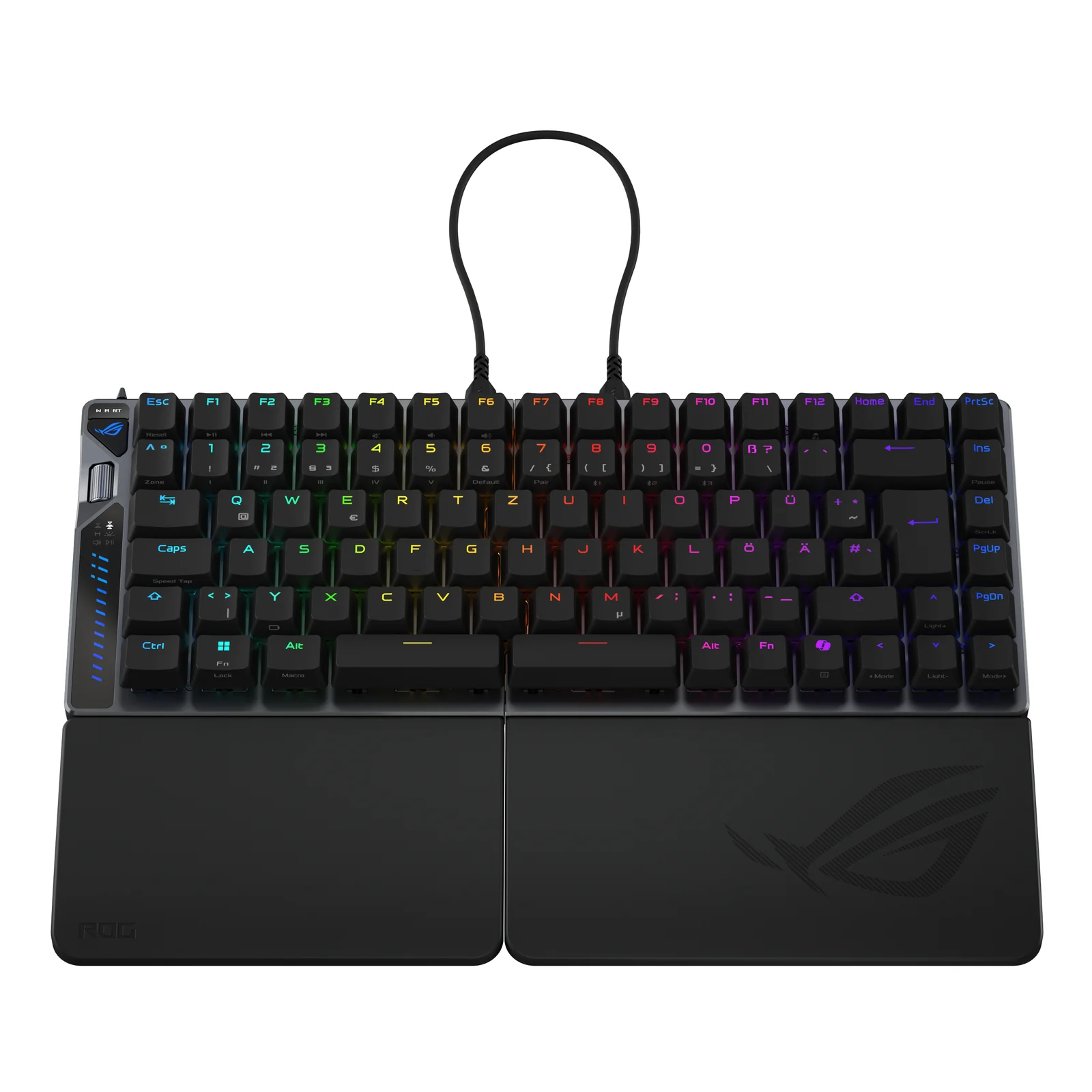 ASUS ROG Falcata clavier Gaming USB + RF Wireless + Bluetooth QWERTZ Allemand Noir