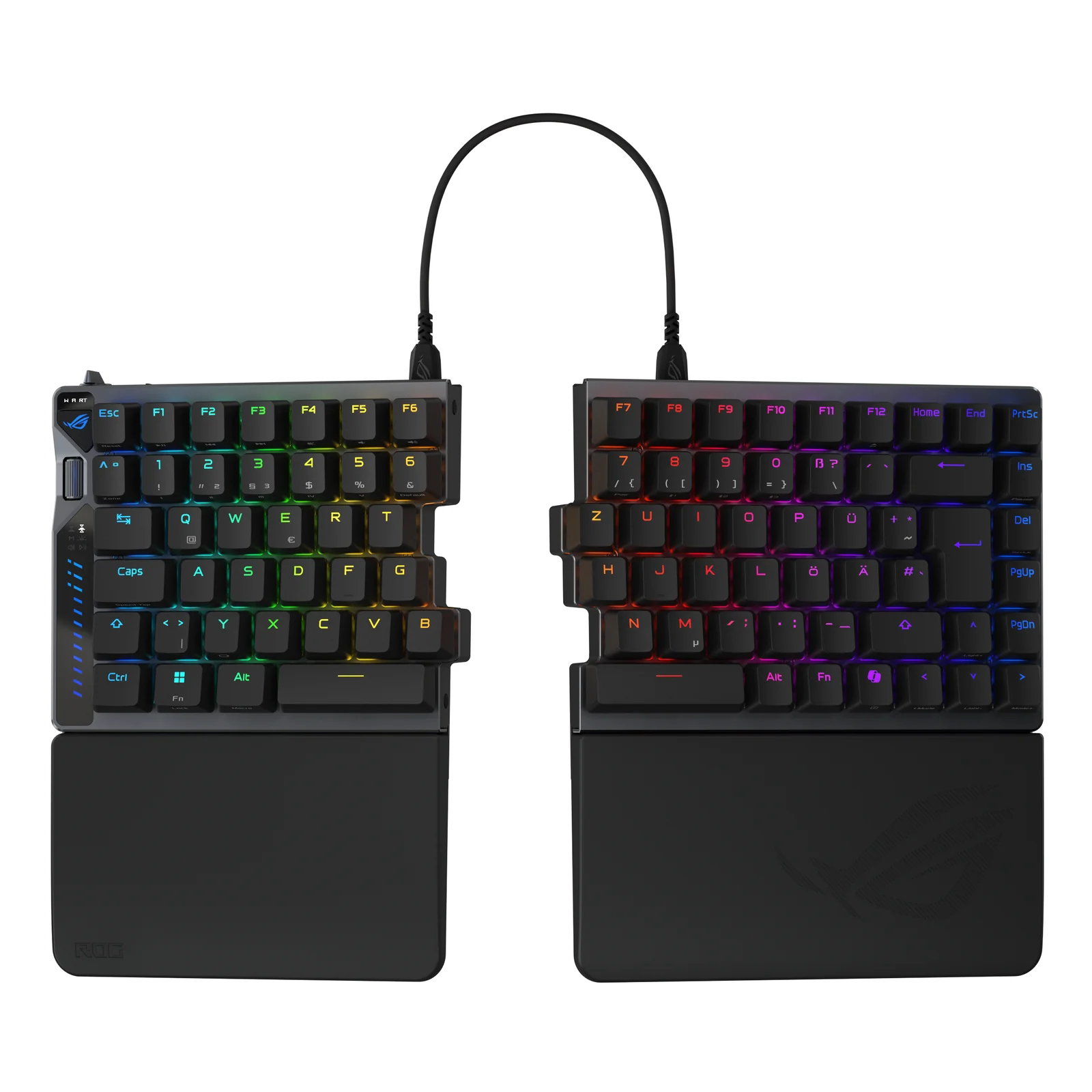 ASUS ROG Falcata clavier Gaming USB + RF Wireless + Bluetooth QWERTZ Allemand Noir