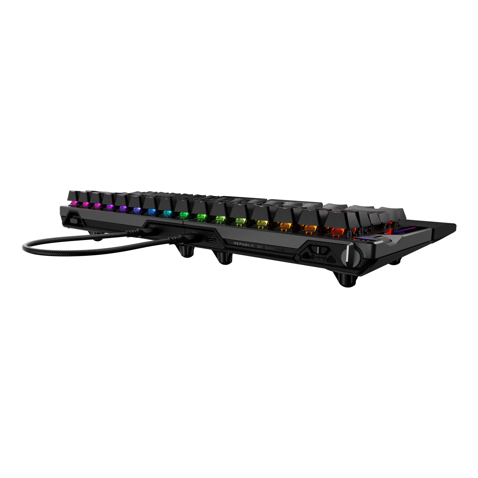 ASUS ROG Falcata clavier Gaming USB + RF Wireless + Bluetooth QWERTZ Allemand Noir