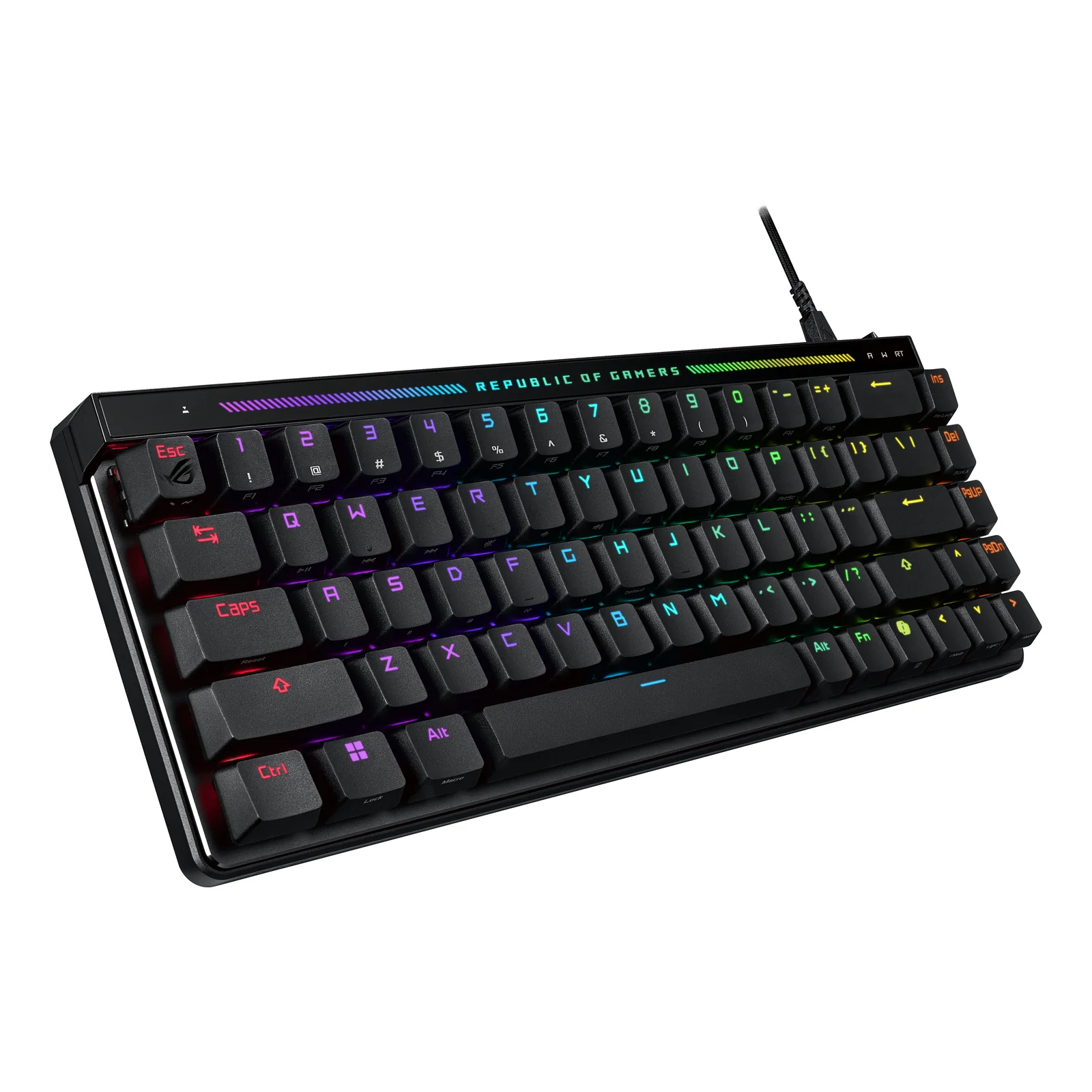 ASUS ROG Falchion Ace HFX clavier Gaming USB QWERTZ Allemand Noir