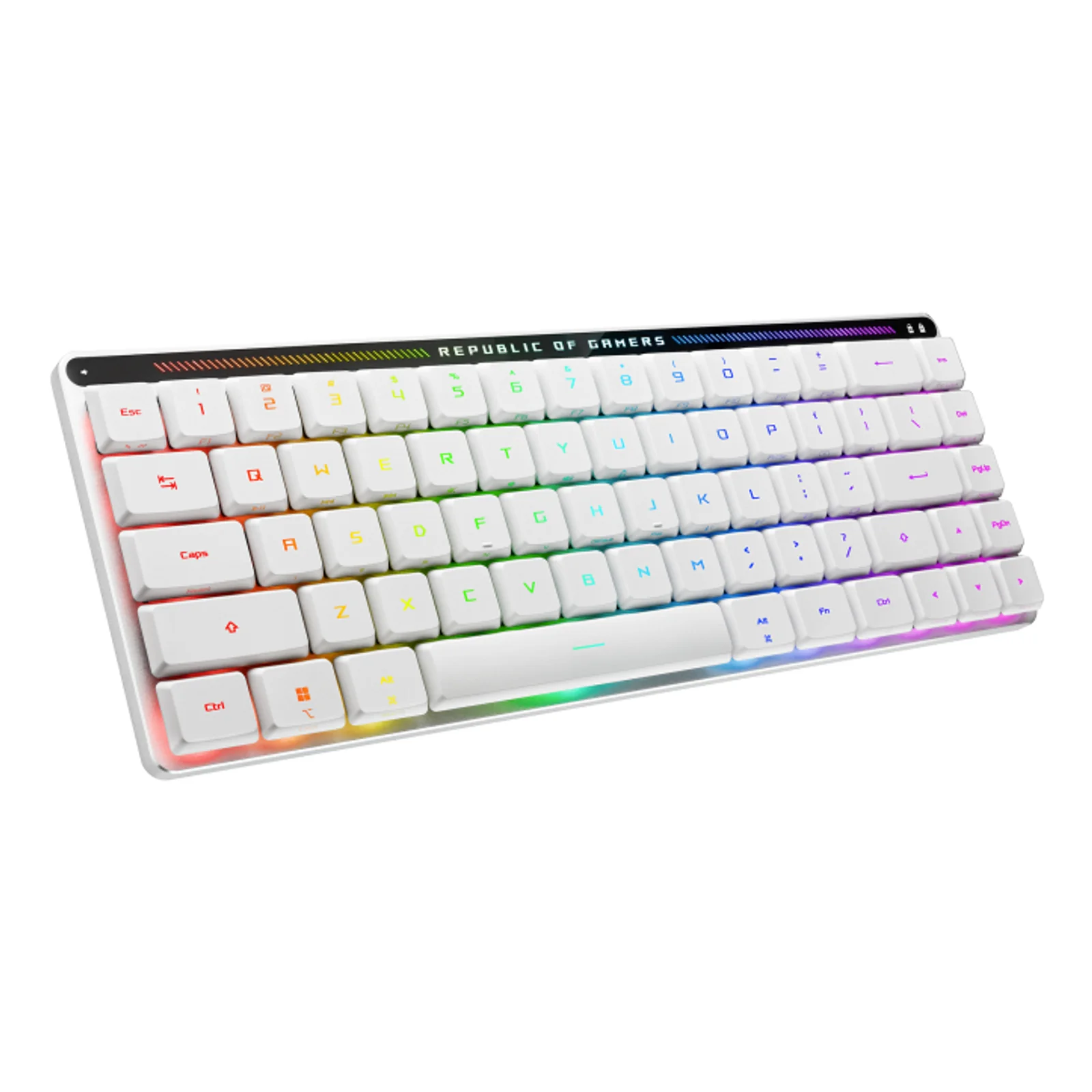 ASUS ROG Falchion RX Low Profile clavier Gaming USB + RF Wireless + Bluetooth QWERTZ Blanc