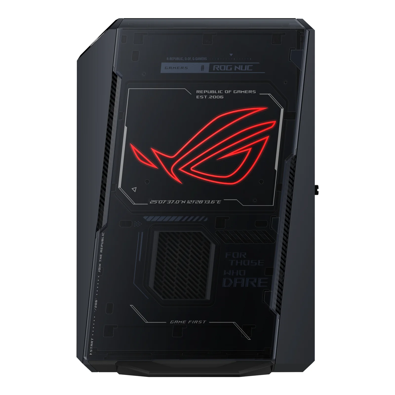 ASUS ROG NUC RNUC15JNK9X28AA2 Intel Core Ultra 9 275HX 32 Go DDR5-SDRAM 2 To SSD NVIDIA GeForce RTX 5080 Windows 11 Home USFF Mini PC Noir