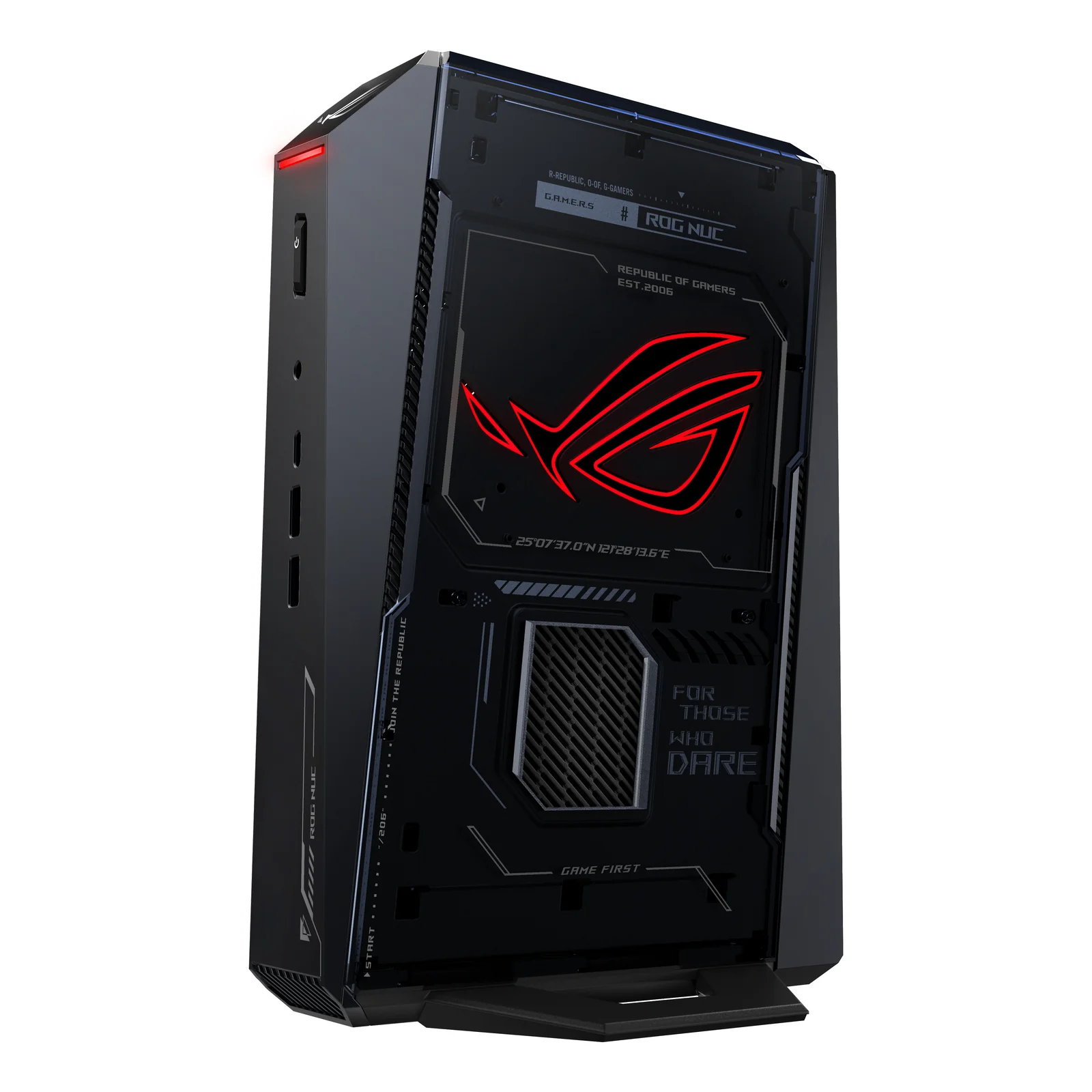 ASUS ROG NUC RNUC15JNK9X28AA2 Intel Core Ultra 9 275HX 32 Go DDR5-SDRAM 2 To SSD NVIDIA GeForce RTX 5080 Windows 11 Home USFF Mini PC Noir