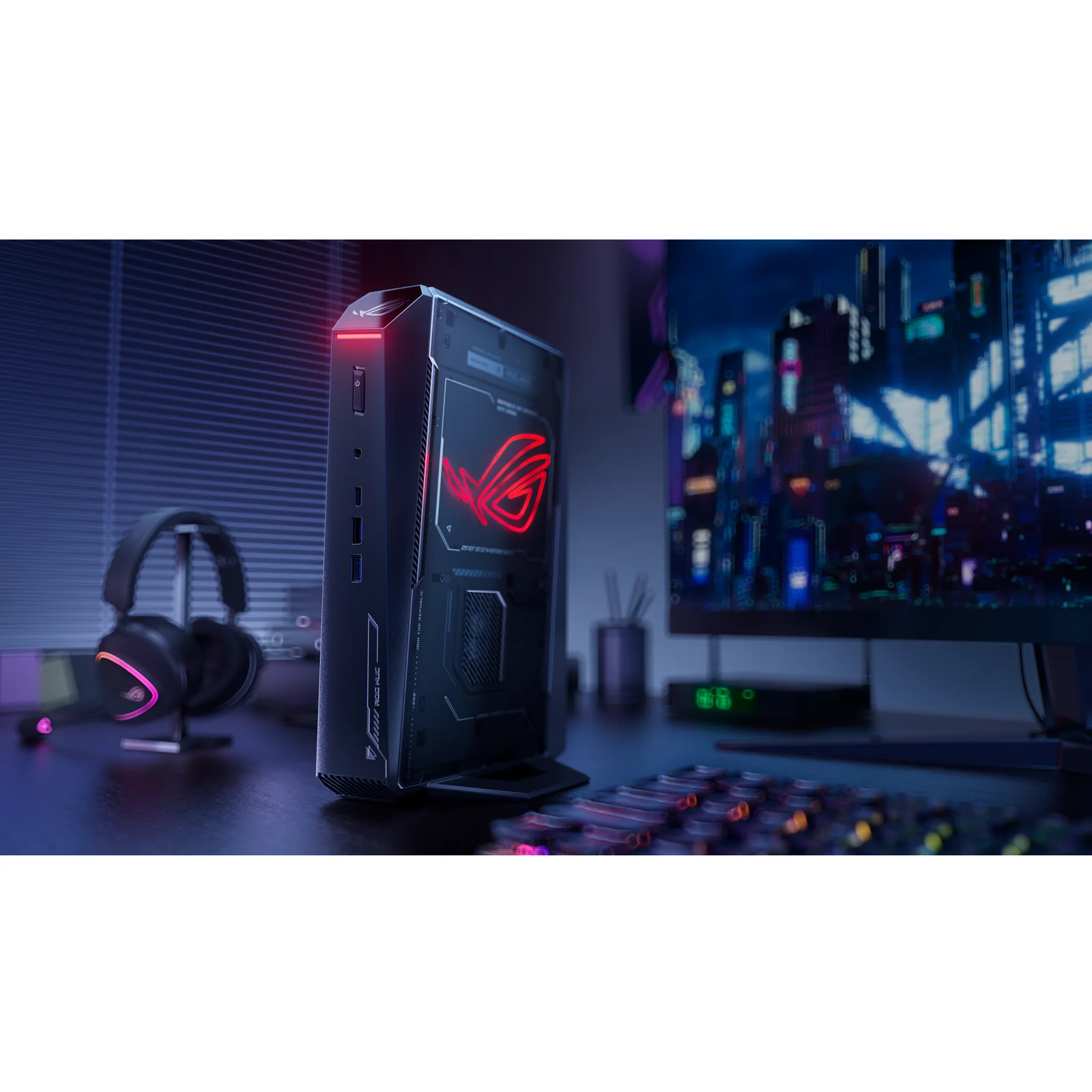 ASUS ROG NUC RNUC15JNK9X28AA2 Intel Core Ultra 9 275HX 32 Go DDR5-SDRAM 2 To SSD NVIDIA GeForce RTX 5080 Windows 11 Home USFF Mini PC Noir