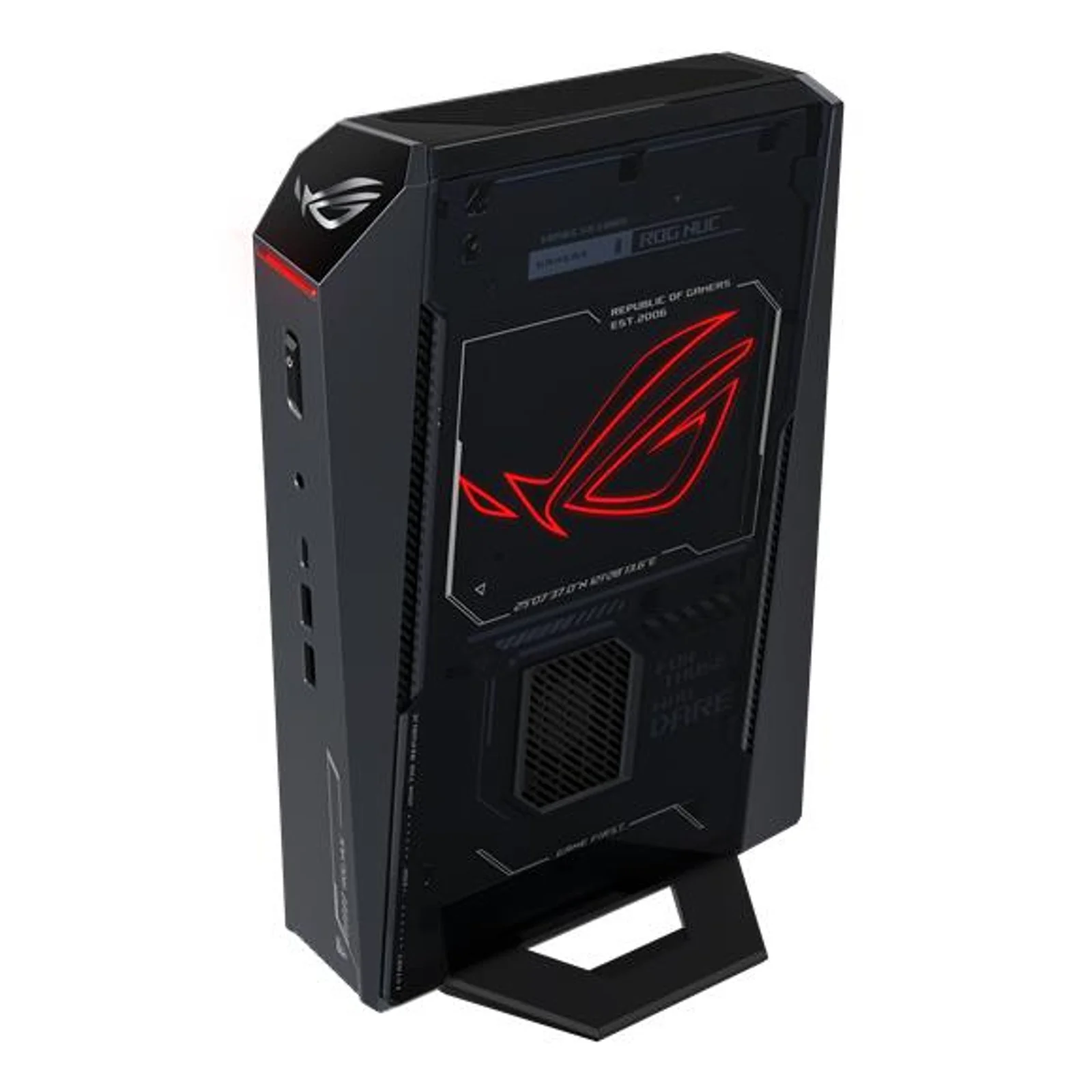 ASUS ROG NUC RNUC15JNK9X28AA2 Intel Core Ultra 9 275HX 32 Go DDR5-SDRAM 2 To SSD NVIDIA GeForce RTX 5080 Windows 11 Home USFF Mini PC Noir