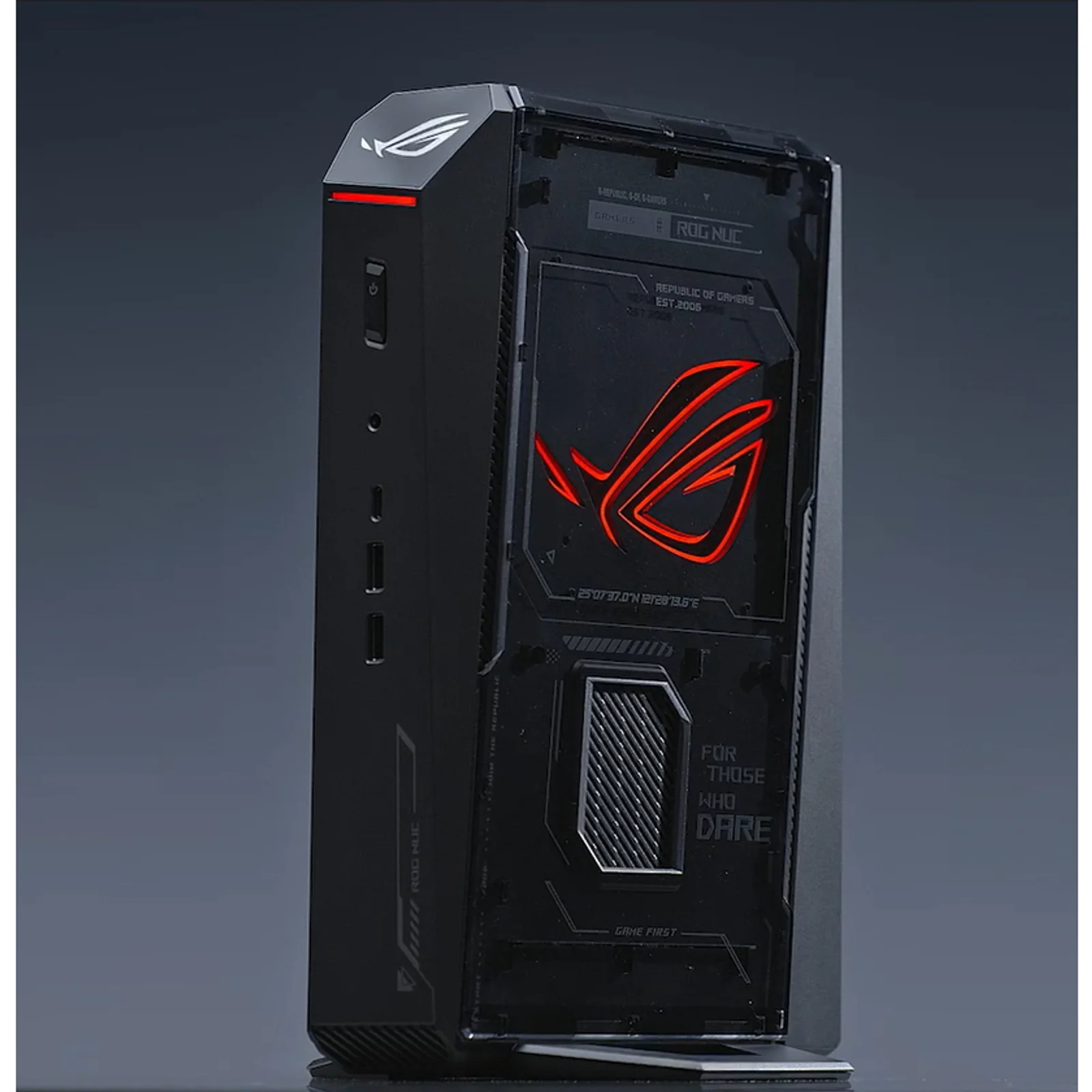 ASUS ROG NUC RNUC15JNK9X28AA2 Intel Core Ultra 9 275HX 32 Go DDR5-SDRAM 2 To SSD NVIDIA GeForce RTX 5080 Windows 11 Home USFF Mini PC Noir