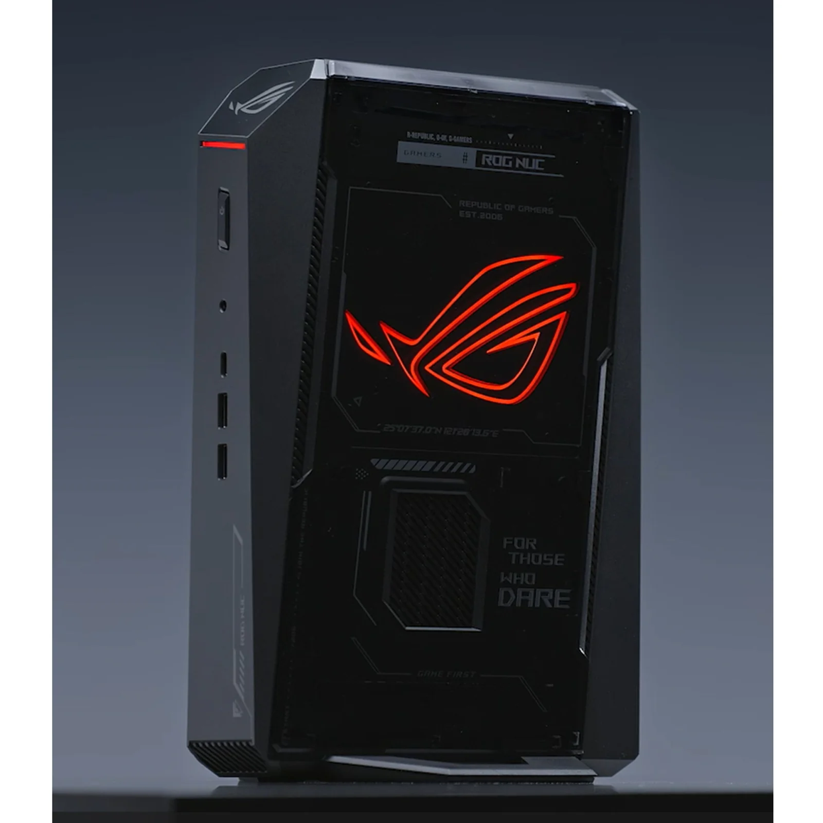 ASUS ROG NUC RNUC15JNK9X28AA2 Intel Core Ultra 9 275HX 32 Go DDR5-SDRAM 2 To SSD NVIDIA GeForce RTX 5080 Windows 11 Home USFF Mini PC Noir