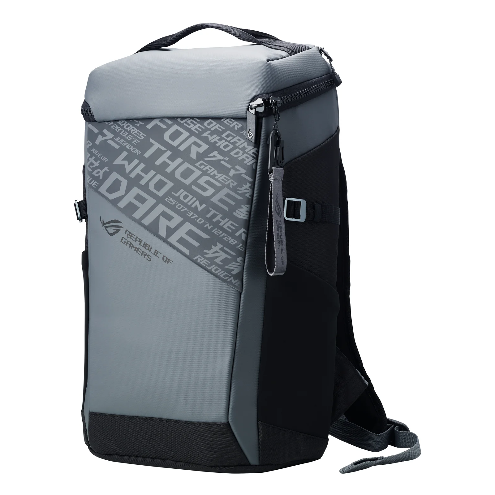 ASUS ROG Ranger BP2701 Cybertext Edition 45,7 cm (18") Sac à dos Noir, Gris