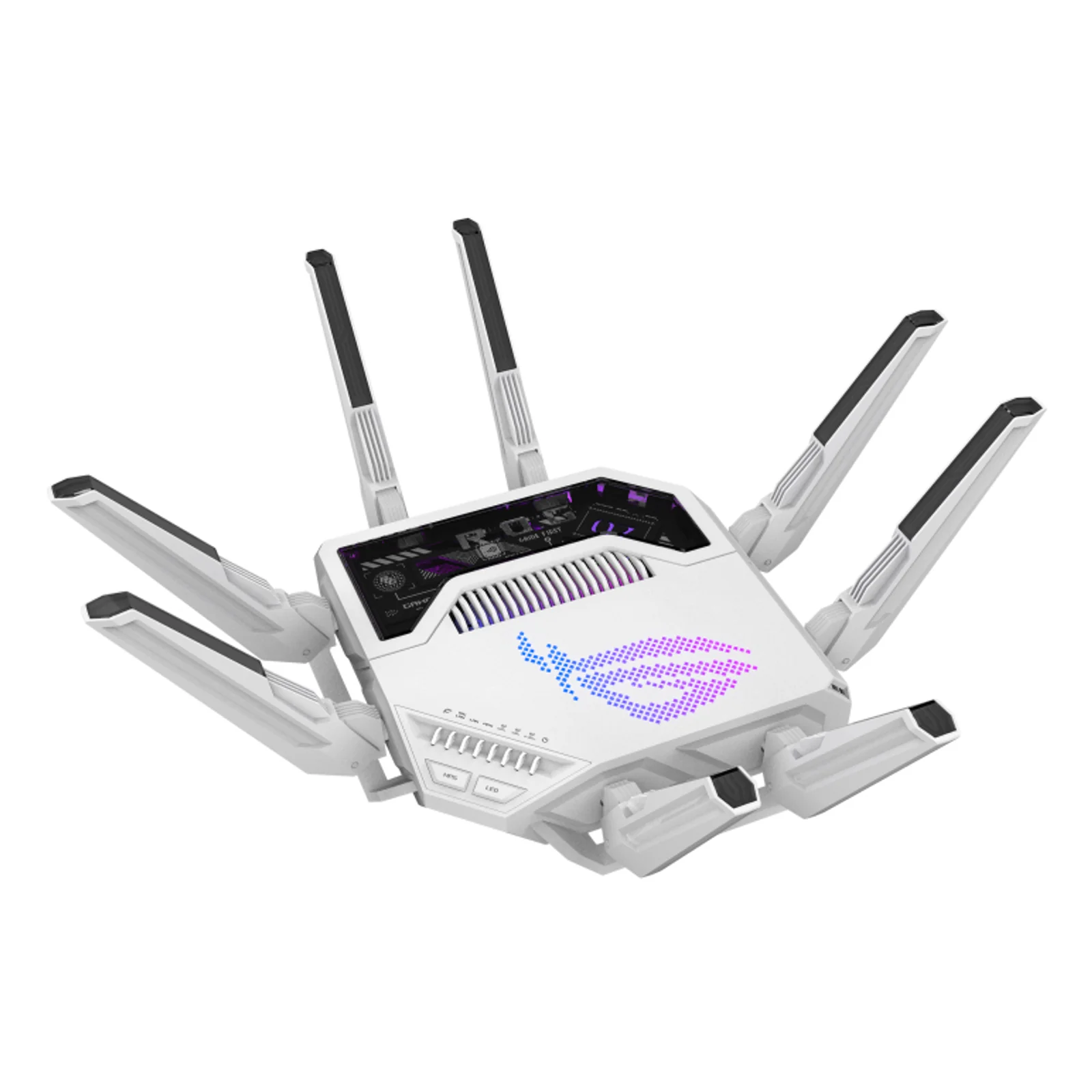 ASUS ROG Rapture GT-BE19000AI routeur sans fil 10 Gigabit Ethernet Tri-bande (2,4 GHz / 5 GHz / 6 GHz) Blanc