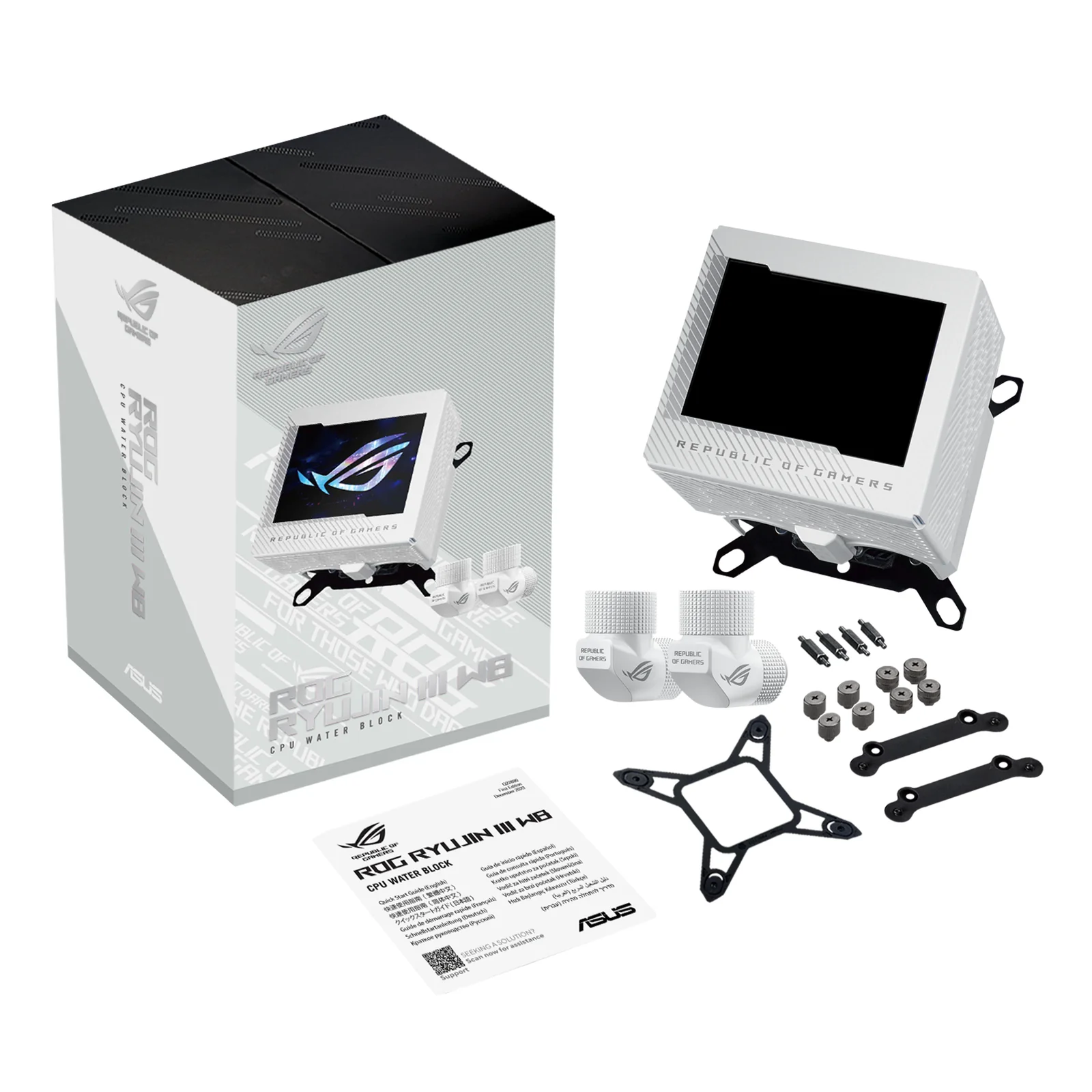 ASUS ROG RYUJIN III WB White Edition Bloc d'eau