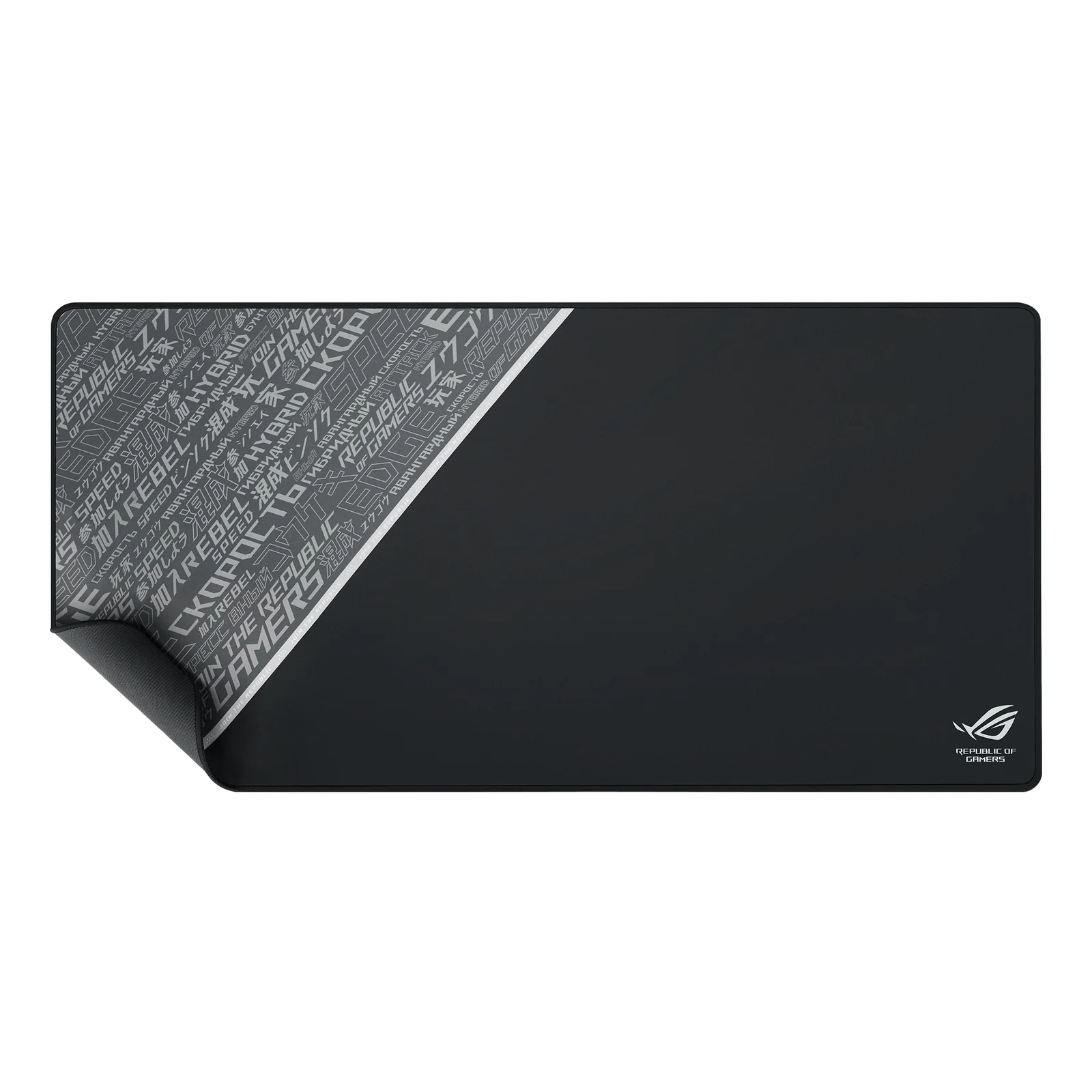 ASUS ROG Sheath BLK LTD Tapis de souris de jeu Noir, Gris, Blanc