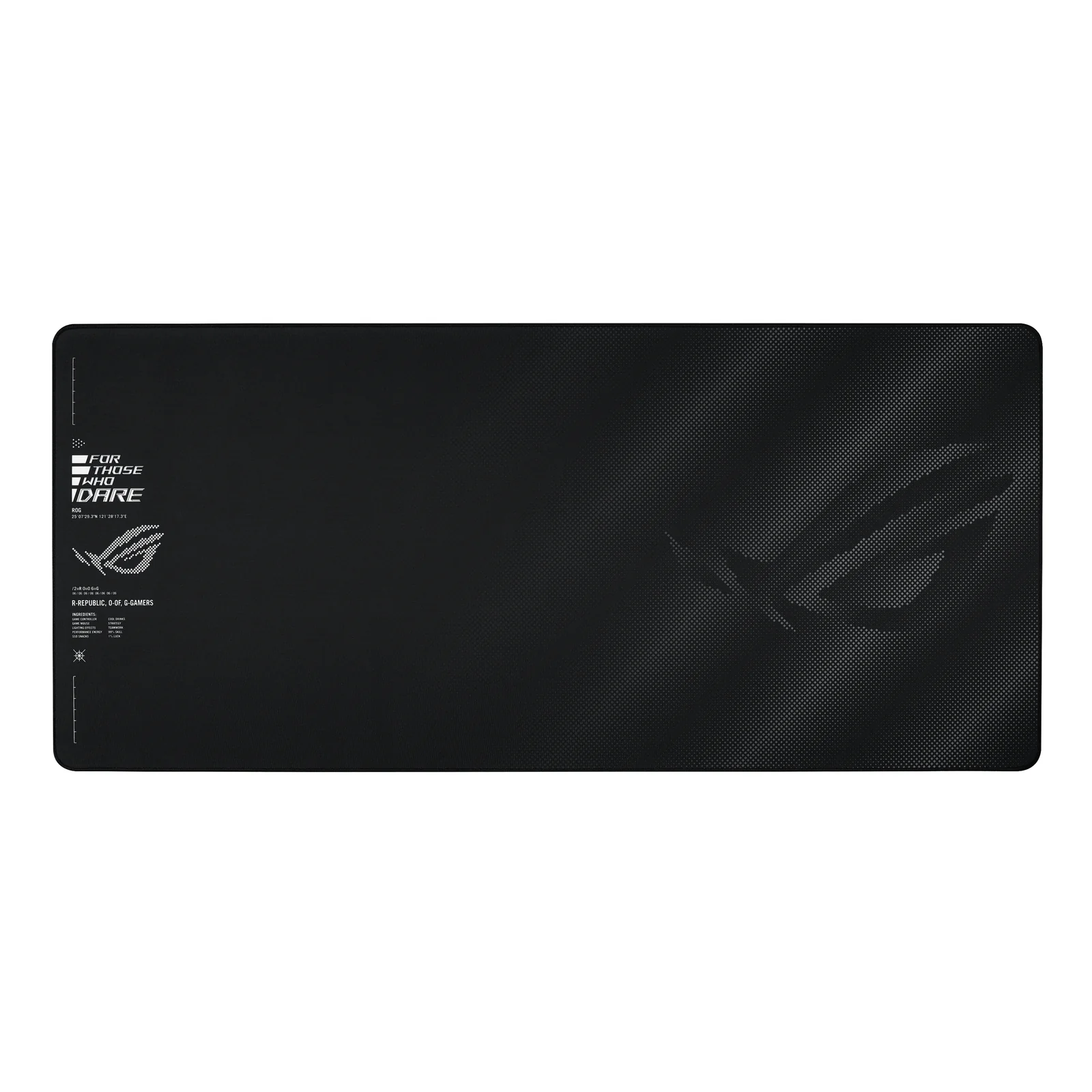 ROG Sheath II XXL Tapis de souris de jeu Noir