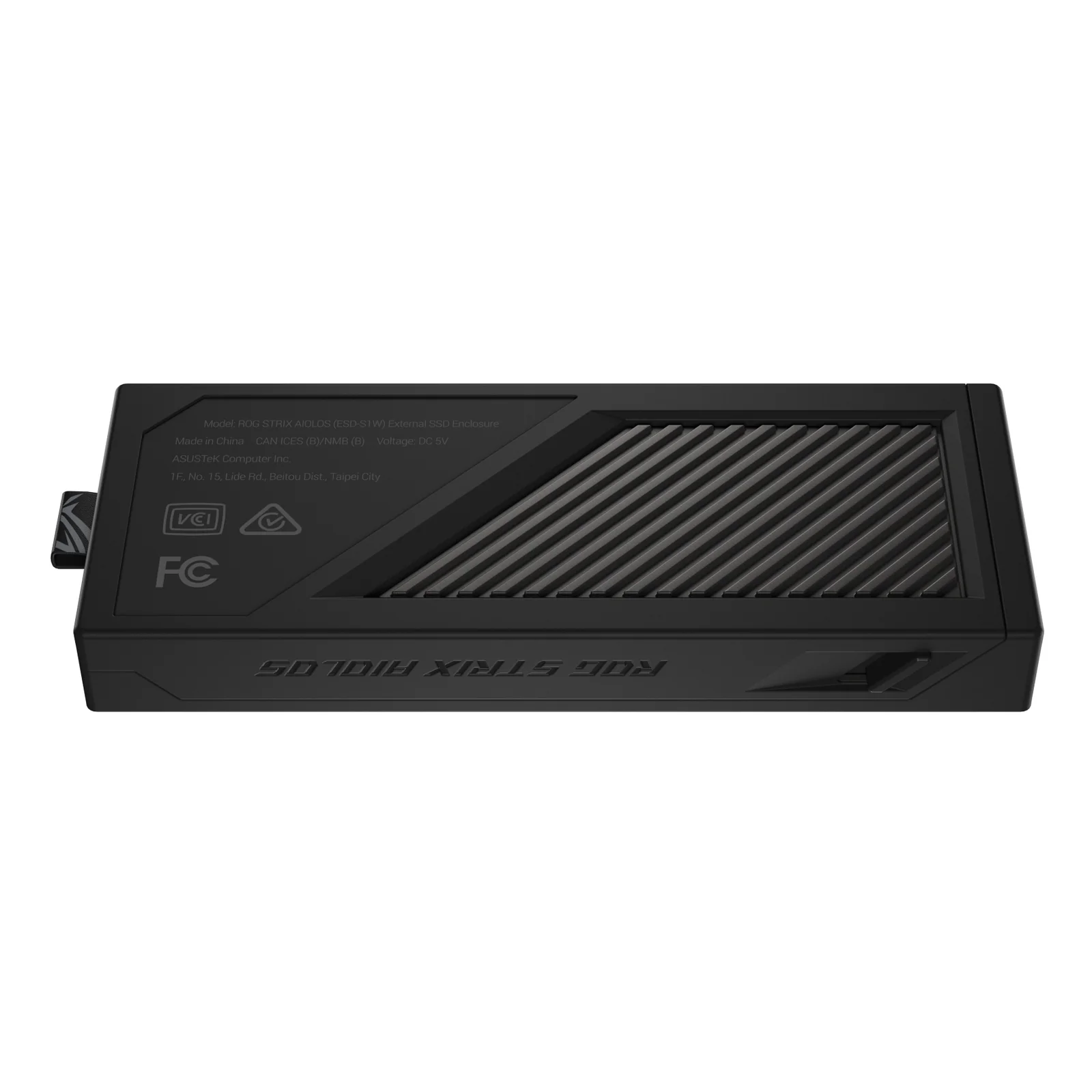 ASUS ROG Strix Aiolos Enceinte ssd Noir M.2