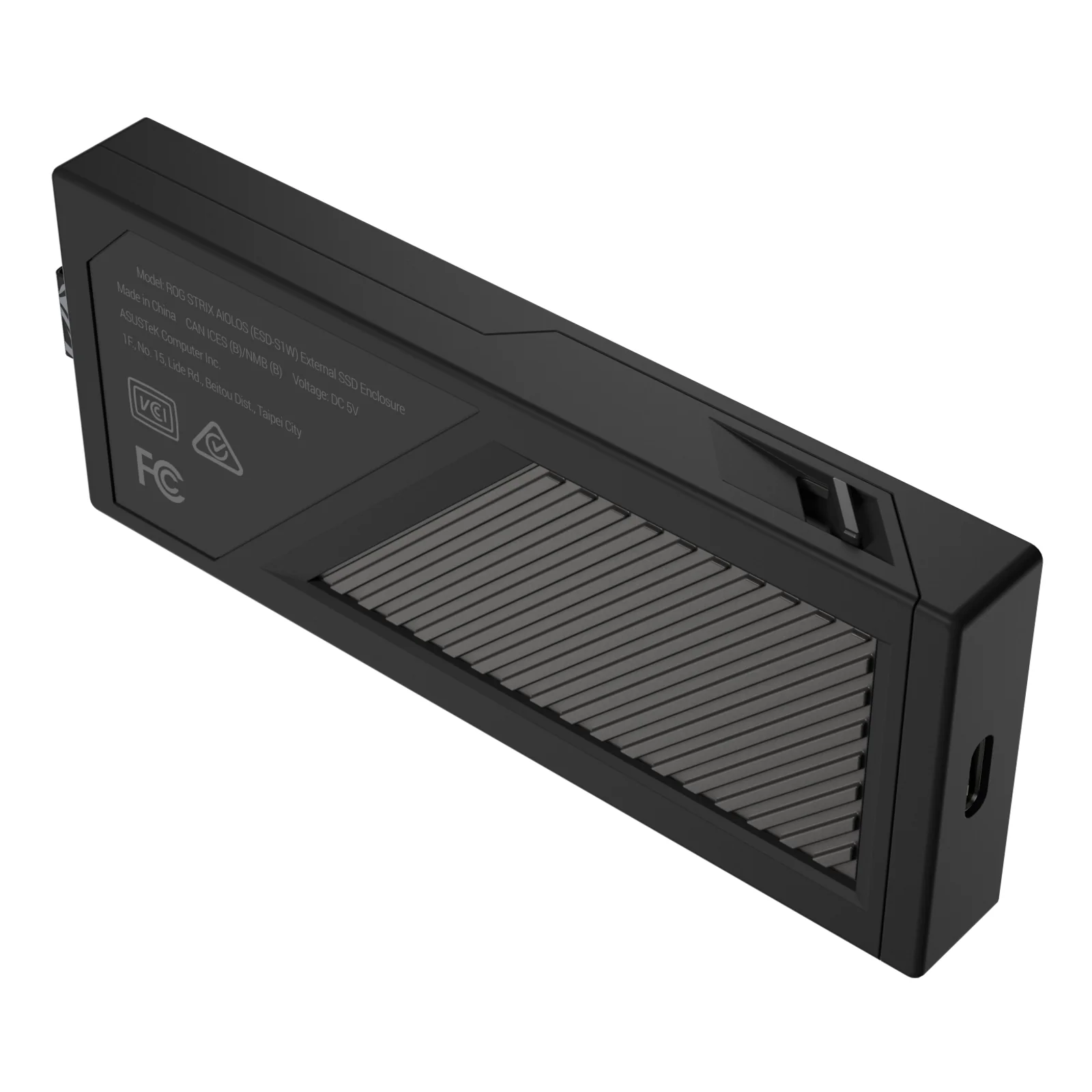 ASUS ROG Strix Aiolos Enceinte ssd Noir M.2