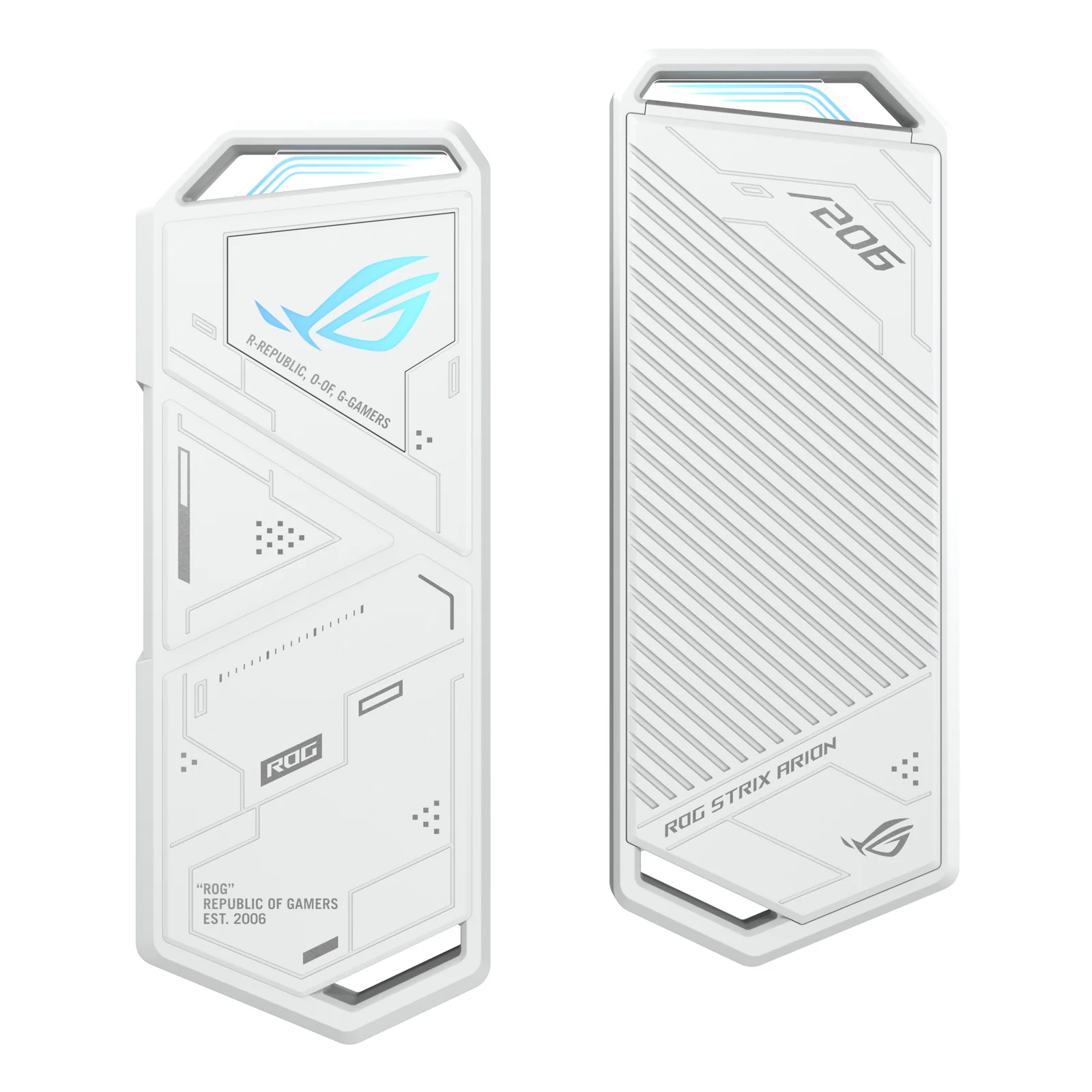 ASUS ROG Strix Arion White Edition Enceinte ssd Blanc M.2