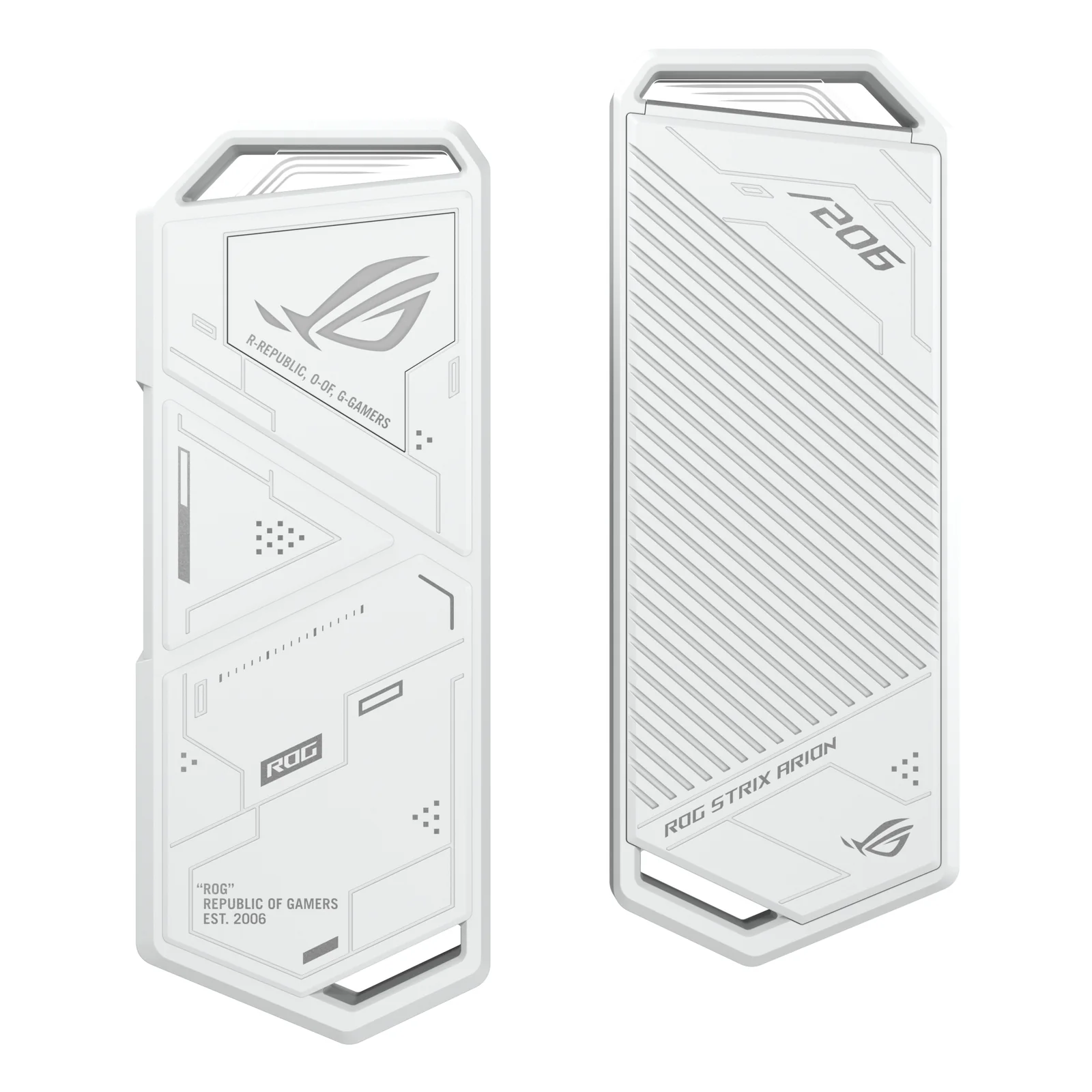 ASUS ROG Strix Arion White Edition Enceinte ssd Blanc M.2