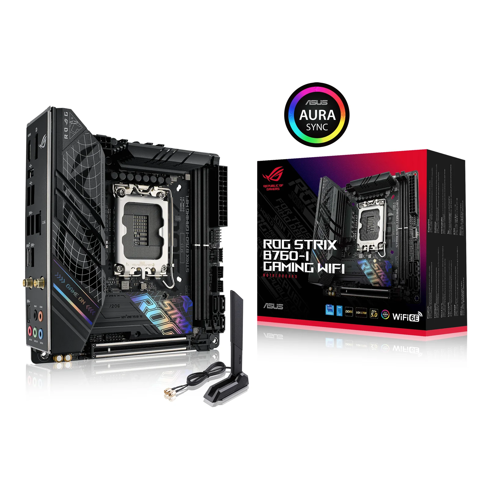 ASUS ROG STRIX B760-I GAMING WIFI Intel B760 LGA 1700 mini ITX