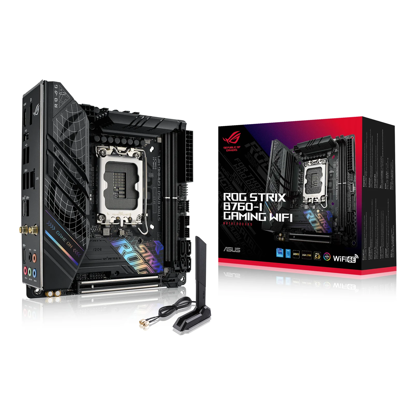ROG STRIX B760-I GAMING WIFI Intel B760 LGA 1700 mini ITX