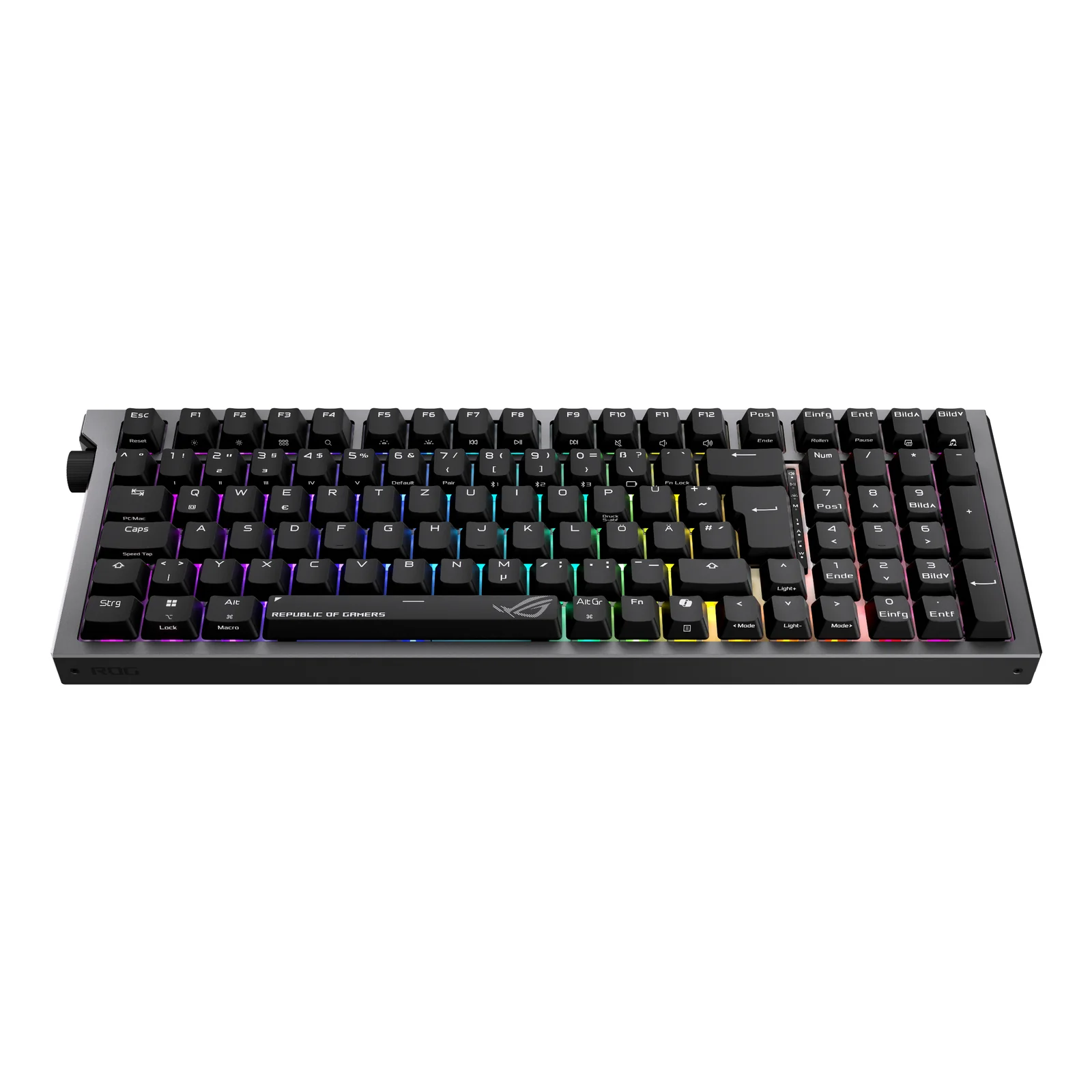 ASUS ROG Strix Morph 96 Wireless clavier Gaming USB + RF Wireless + Bluetooth QWERTZ Allemand Noir