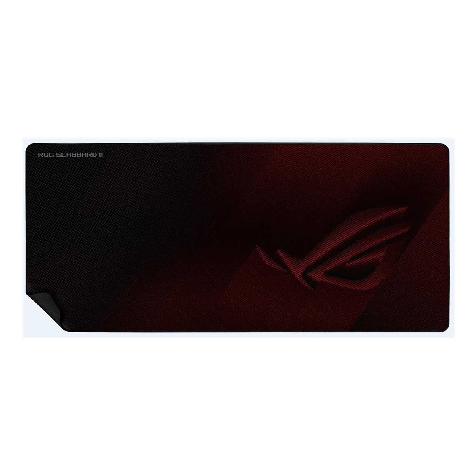 ASUS ROG Strix Scabbard II Tapis de souris de jeu Noir, Rouge