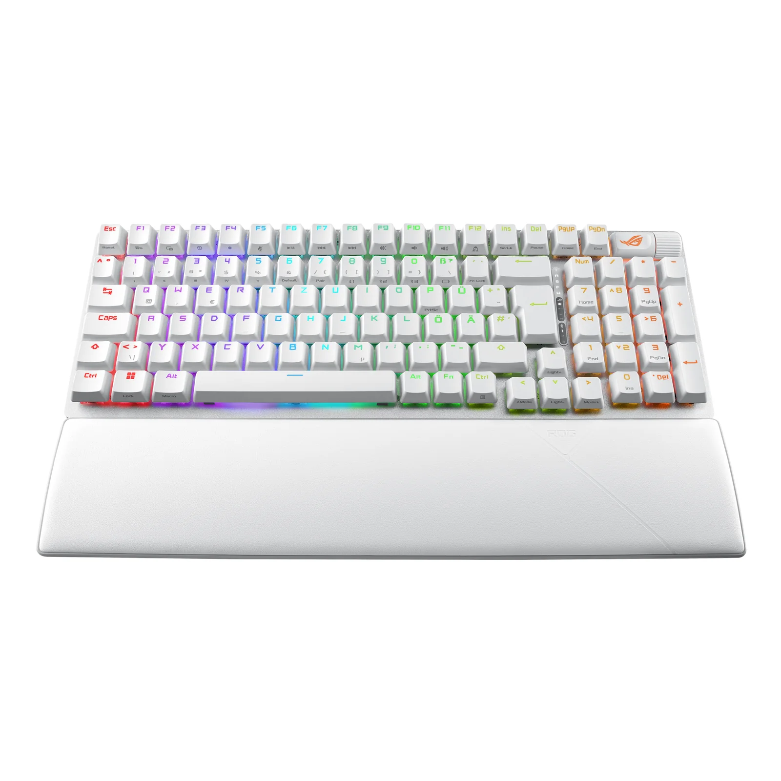 ASUS ROG Strix Scope II 96 Wireless clavier Gaming USB + RF Wireless + Bluetooth QWERTZ Allemand Blanc