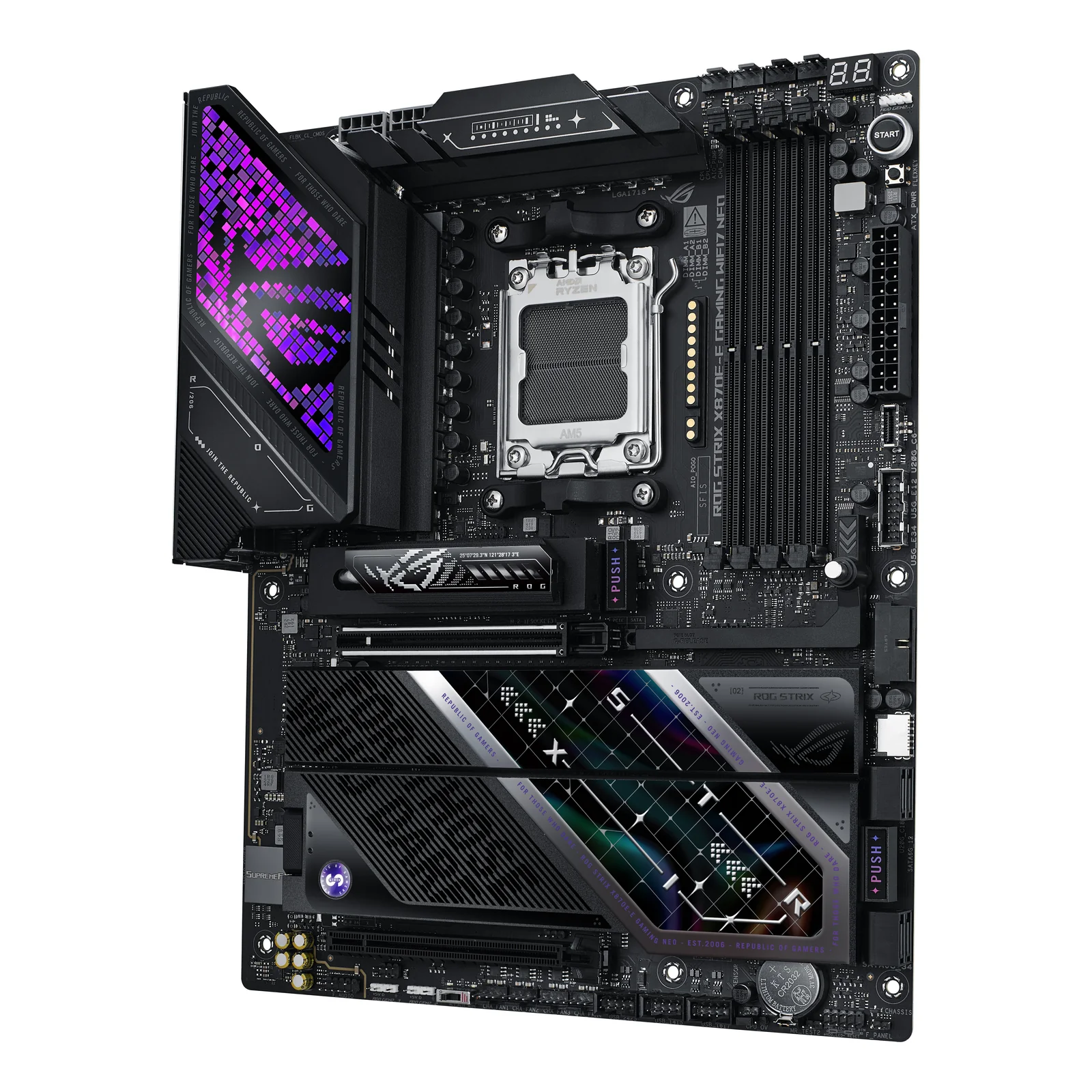ASUS ROG STRIX X870E-E GAMING WIFI7 NEO AMD X870E Emplacement AM5 ATX
