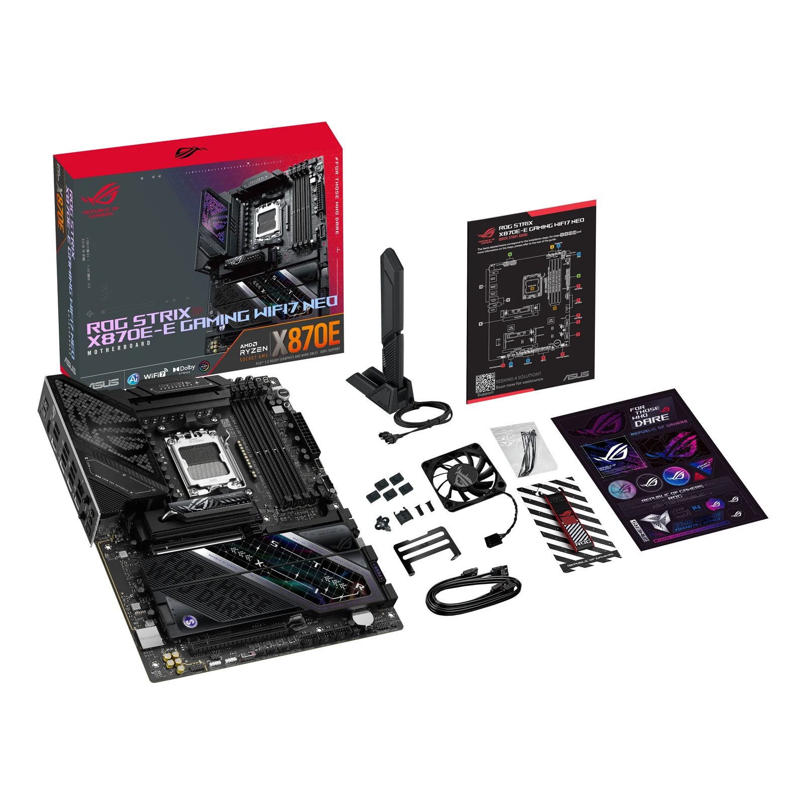 ASUS ROG STRIX X870E-E GAMING WIFI7 NEO AMD X870E Emplacement AM5 ATX