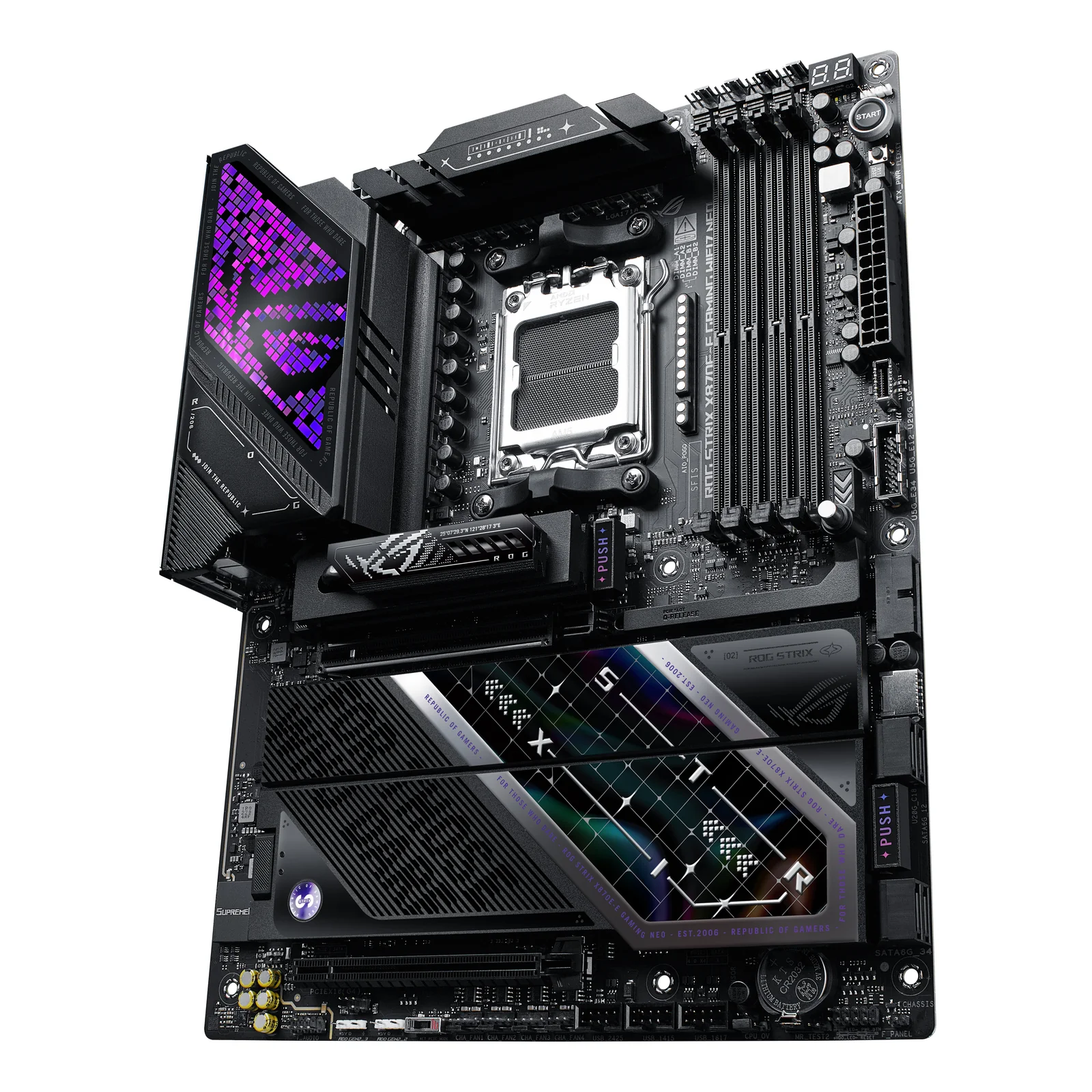 ASUS ROG STRIX X870E-E GAMING WIFI7 NEO AMD X870E Emplacement AM5 ATX