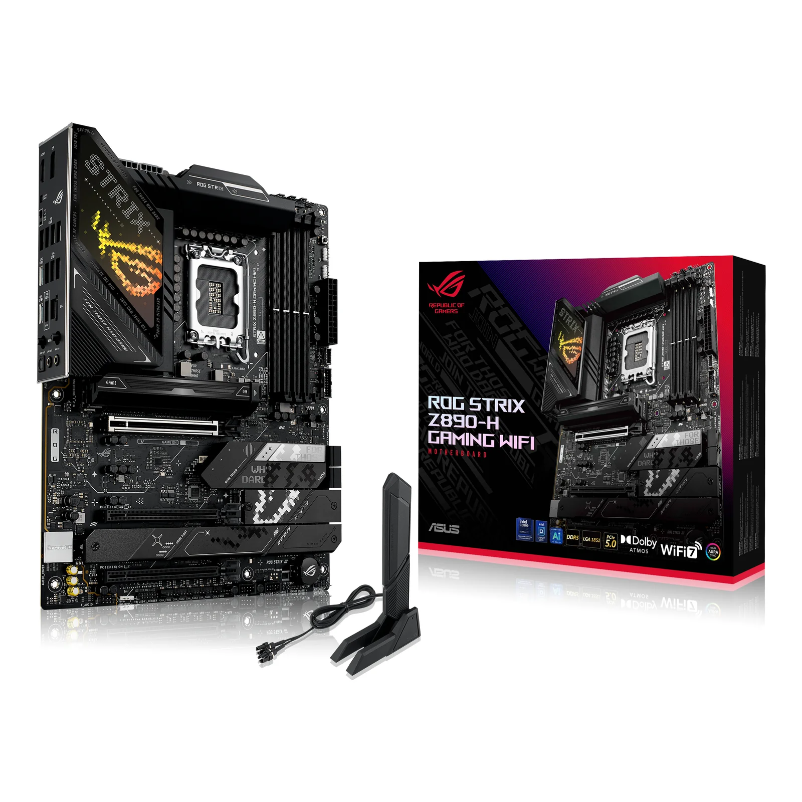 ROG STRIX Z890-H GAMING WIFI Intel Z890 LGA 1851 (Socket V1) ATX