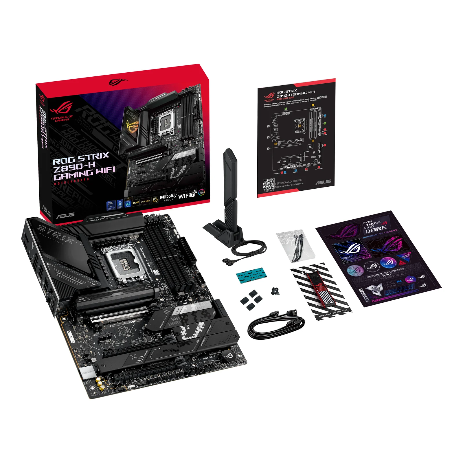 ASUS ROG STRIX Z890-H GAMING WIFI Intel Z890 LGA 1851 (Socket V1) ATX