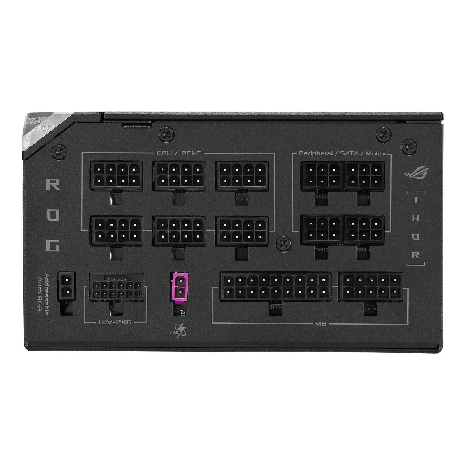 ASUS ROG -THOR-1200P3-GAMING unité d'alimentation d'énergie 1200 W 20+4 pin ATX ATX Noir