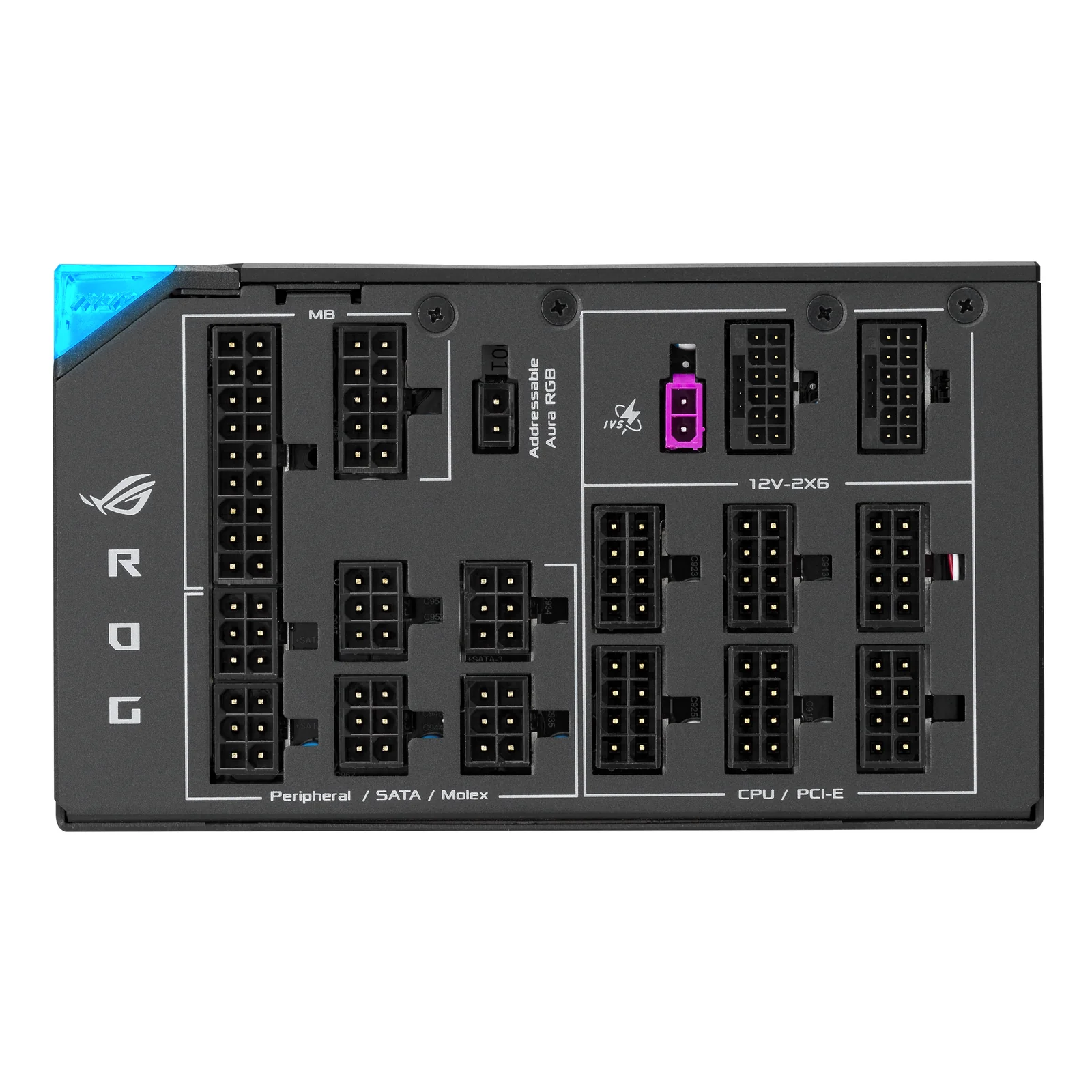 ASUS ROG -THOR-1600T3-GAMING unité d'alimentation d'énergie 1600 W 20+4 pin ATX ATX Gris