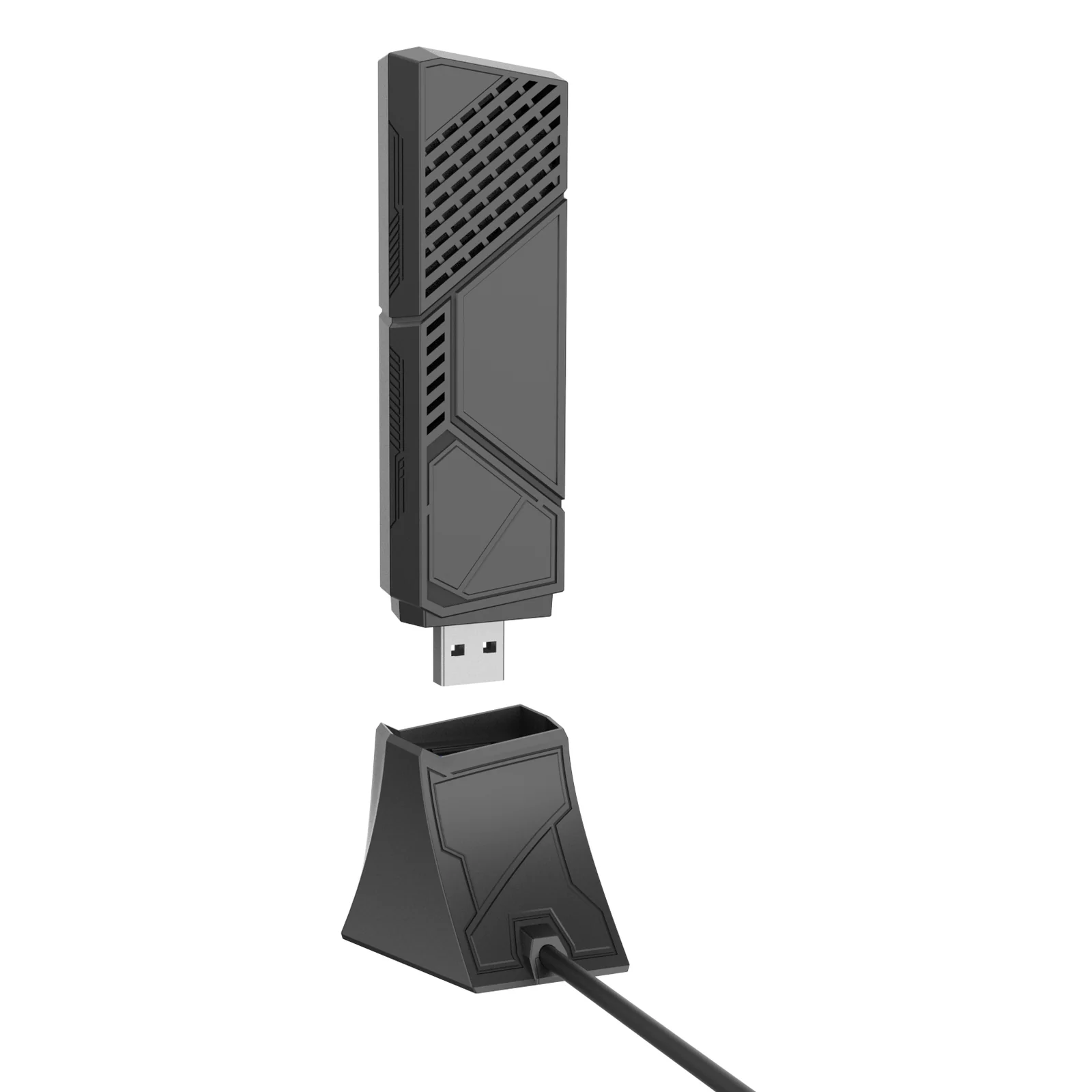 ASUS ROG USB-BE92 Wifi 7 BE6500 Tri-Band USB Adapter WLAN 6500 Mbit/s