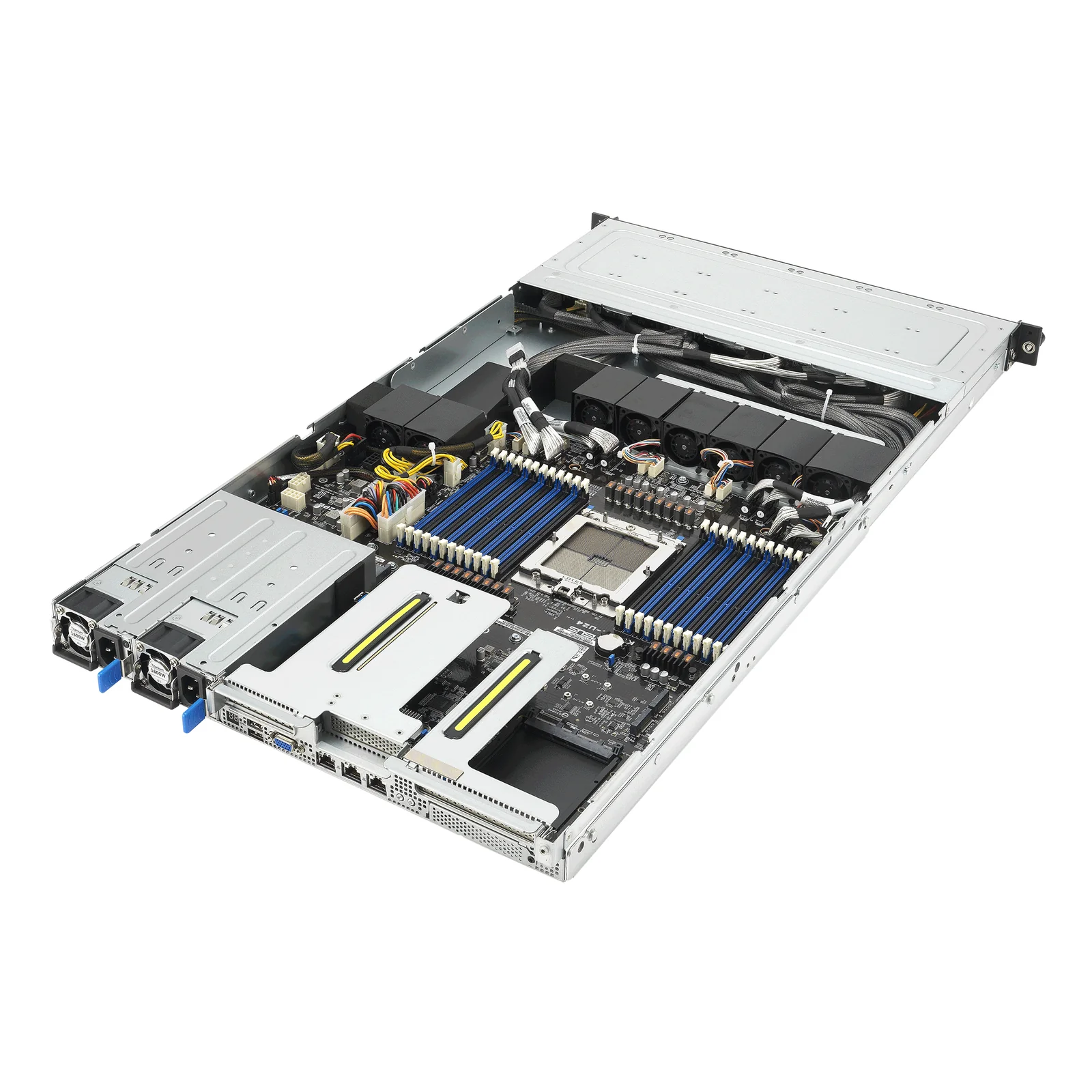 ASUS RS501A-E12-RS12U LGA 6096 Rack (1 U) Noir, Argent