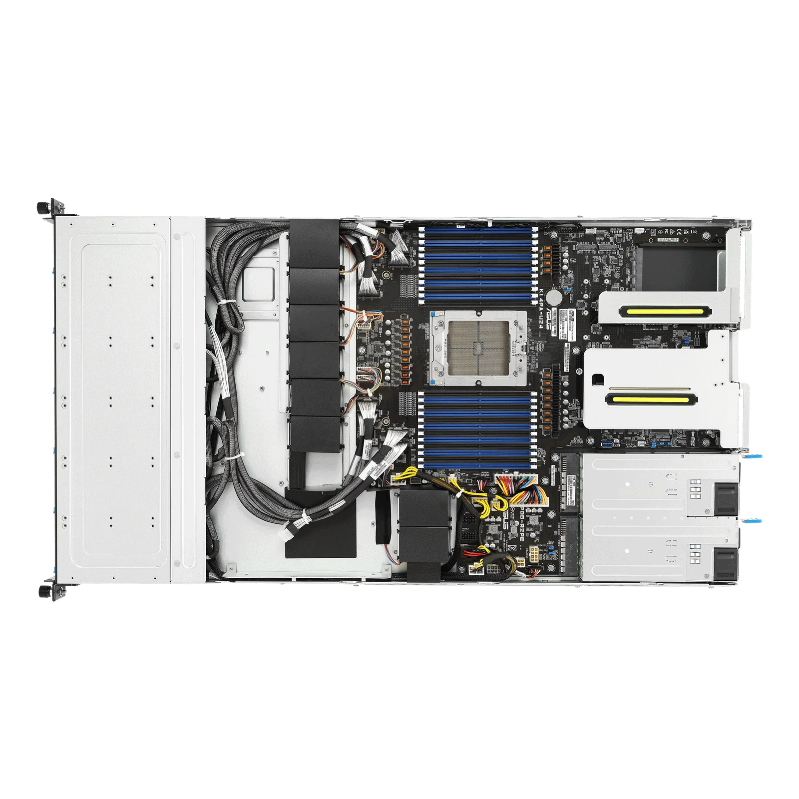 ASUS RS501A-E12-RS12U LGA 6096 Rack (1 U) Noir, Argent