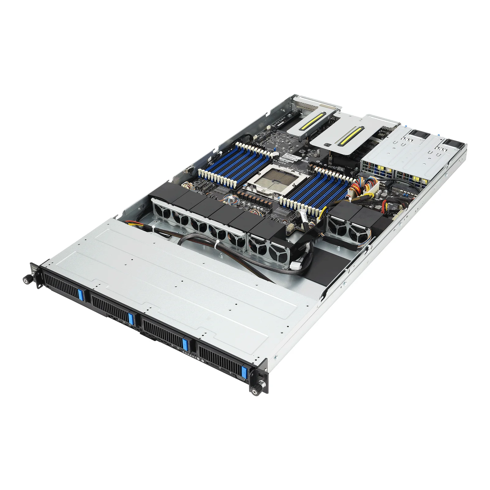 ASUS RS501A-E12-RS4 LGA 6096 Rack (1 U) Noir, Argent