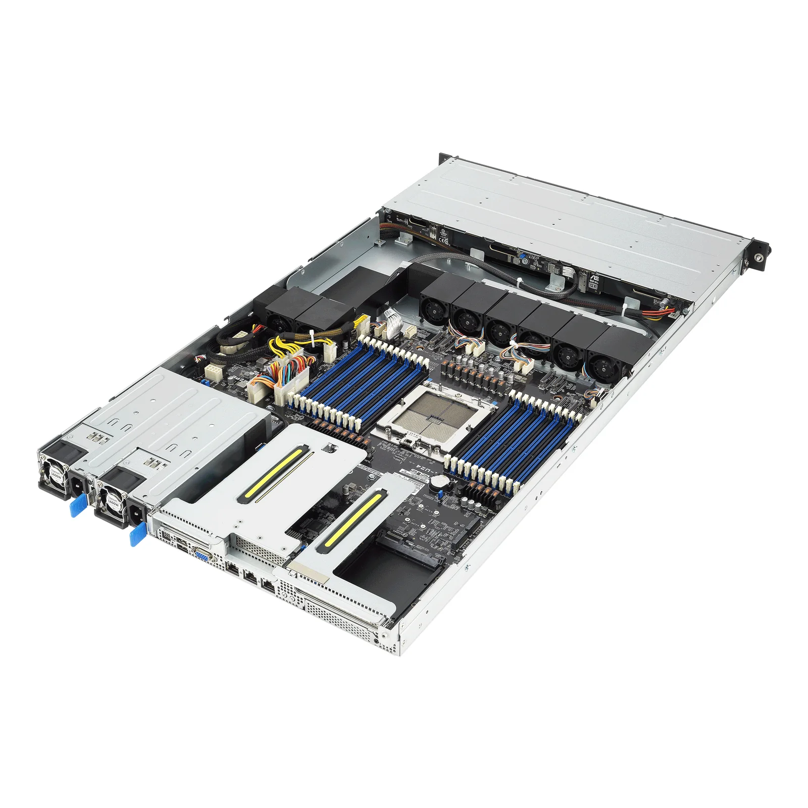 ASUS RS501A-E12-RS4 LGA 6096 Rack (1 U) Noir, Argent