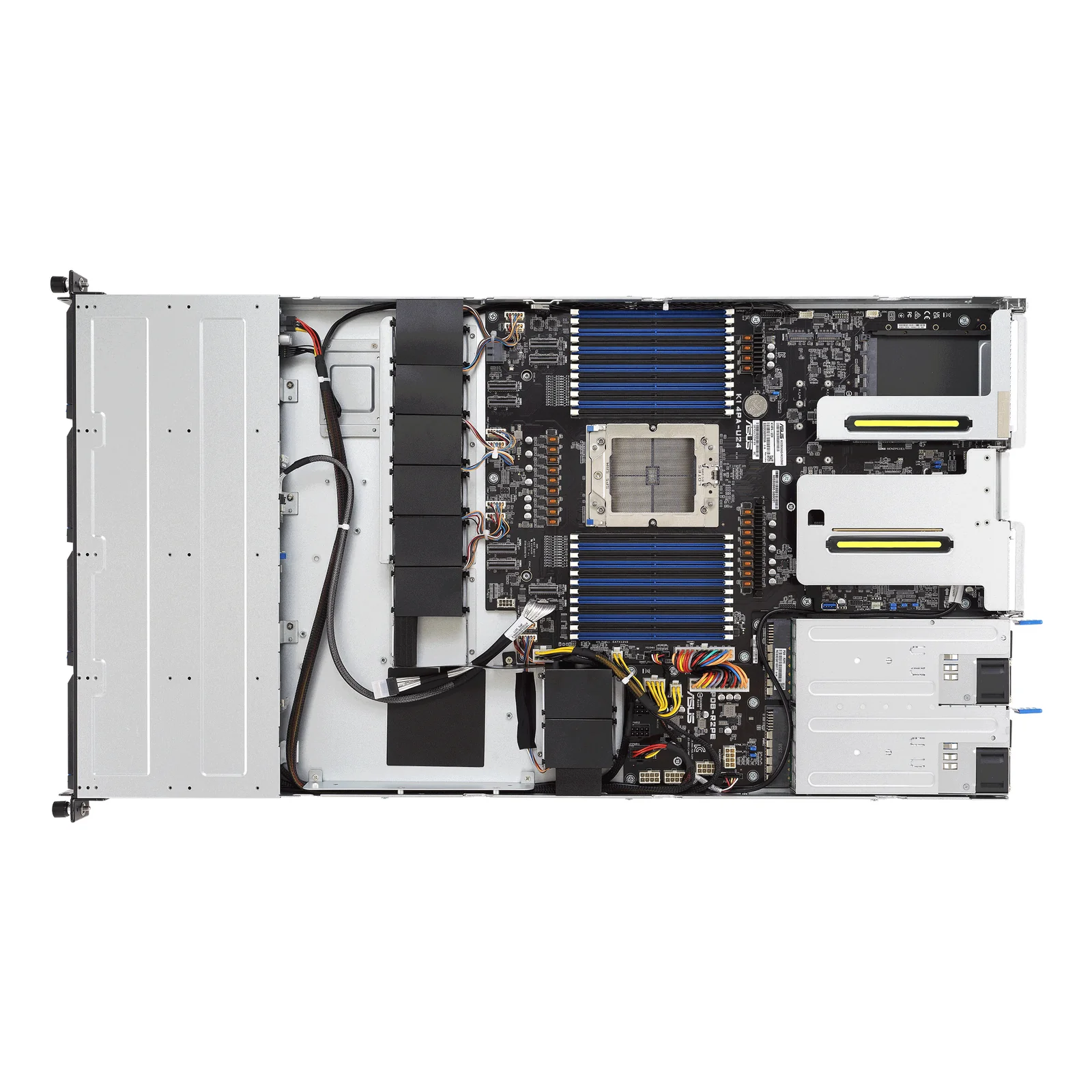 ASUS RS501A-E12-RS4 LGA 6096 Rack (1 U) Noir, Argent