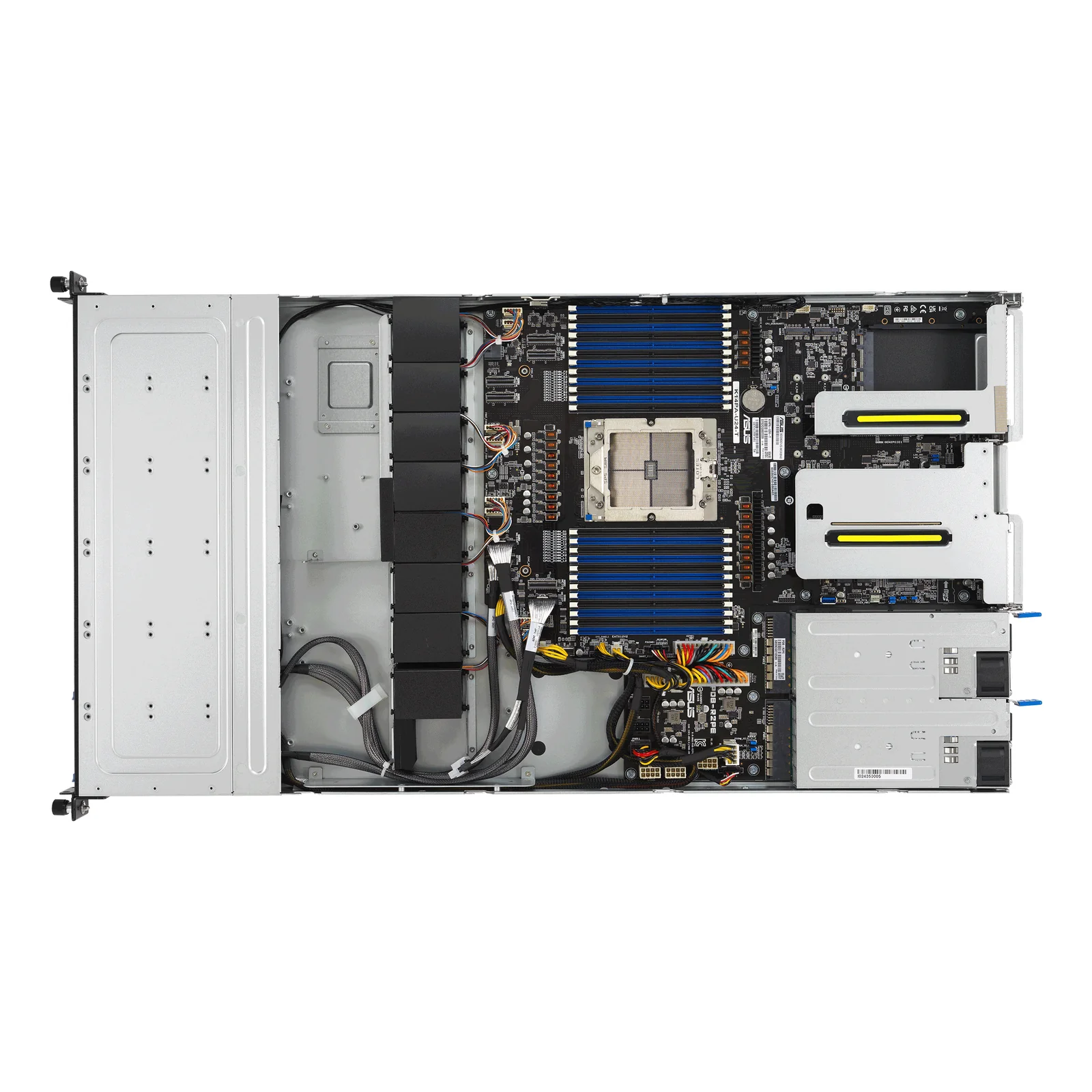 ASUS RS501A-E12-RS4U LGA 6096 Rack (1 U) Noir, Argent