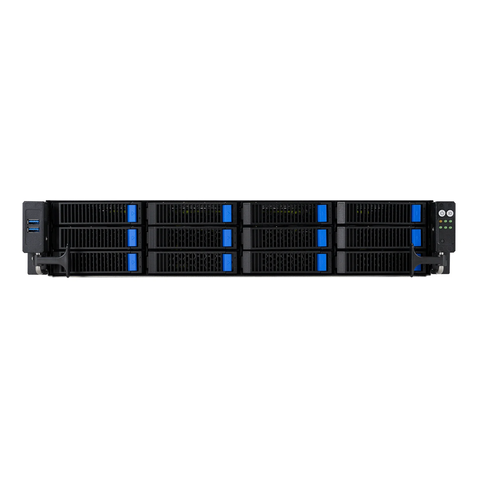 ASUS RS521A-E12-RS12U Socket SP5 Rack (2 U) Noir, Argent