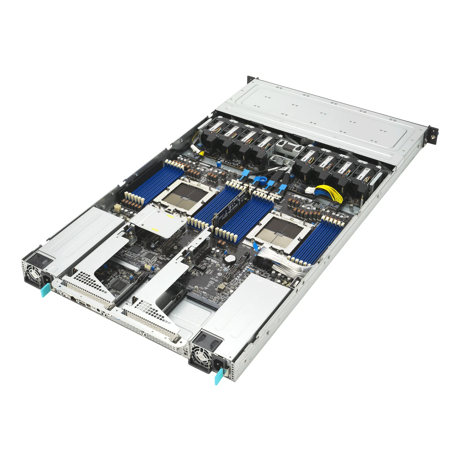 ASUS RS700A-E13-RS12U LGA 6096P Rack (1 U) Noir, Argent