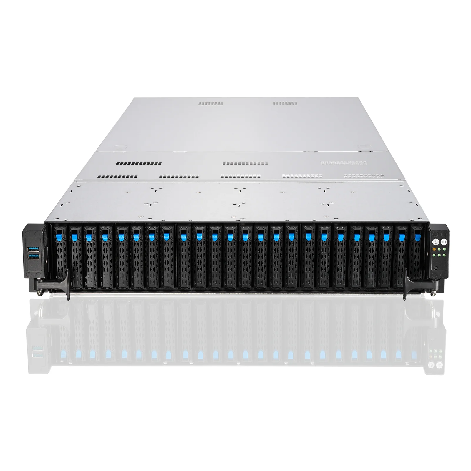 RS720-E11-RS24U Intel C741 Rack (2 U) Noir, Argent