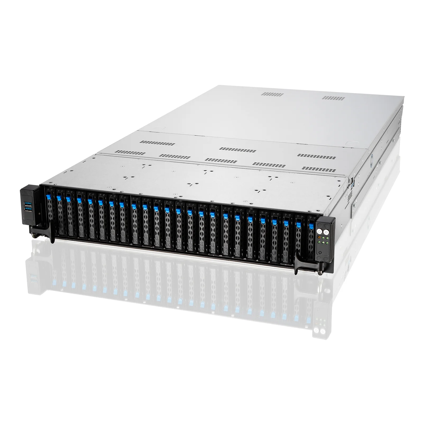 ASUS RS720-E11-RS24U Intel C741 Rack (2 U) Noir, Argent