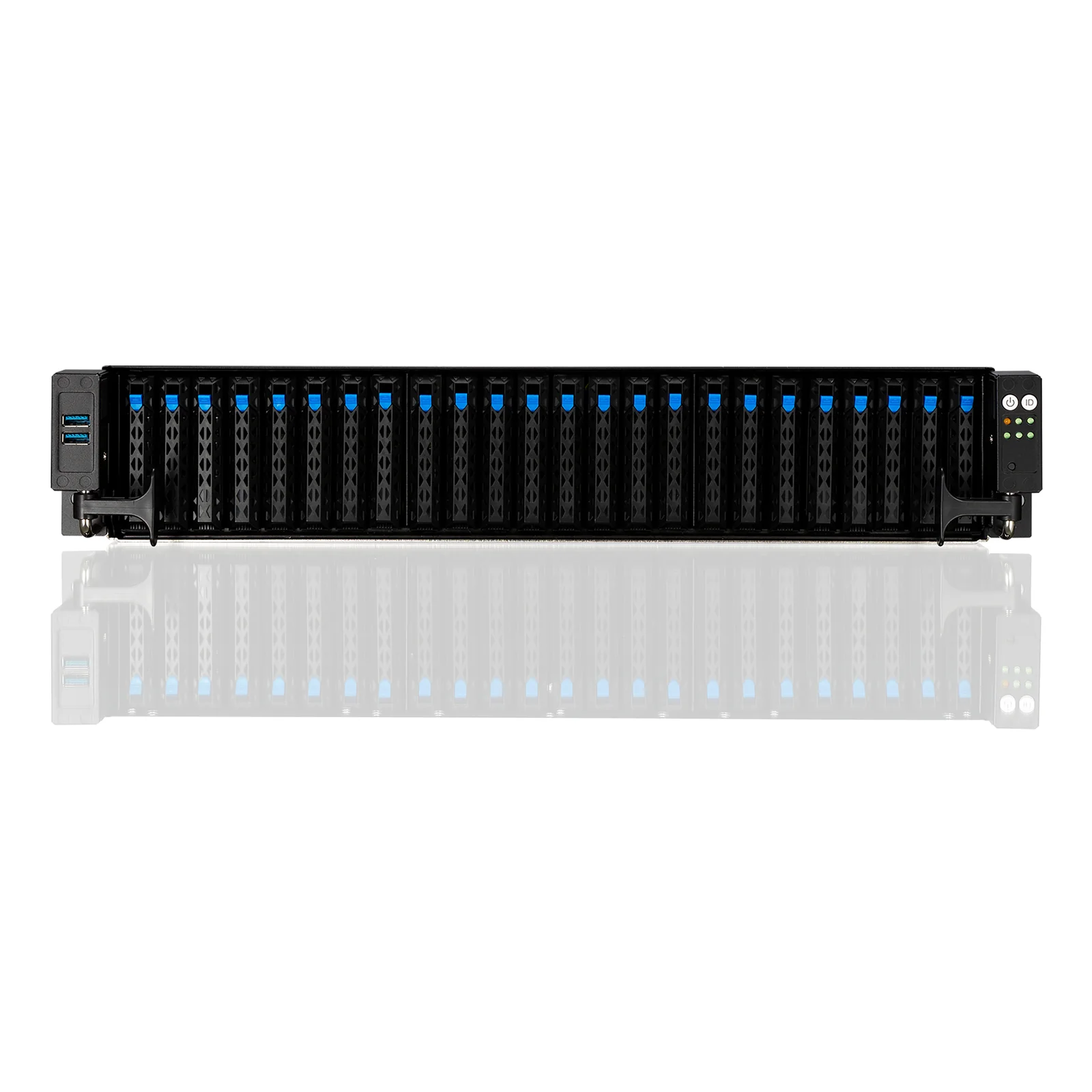 ASUS RS720-E11-RS24U Intel C741 Rack (2 U) Noir, Argent