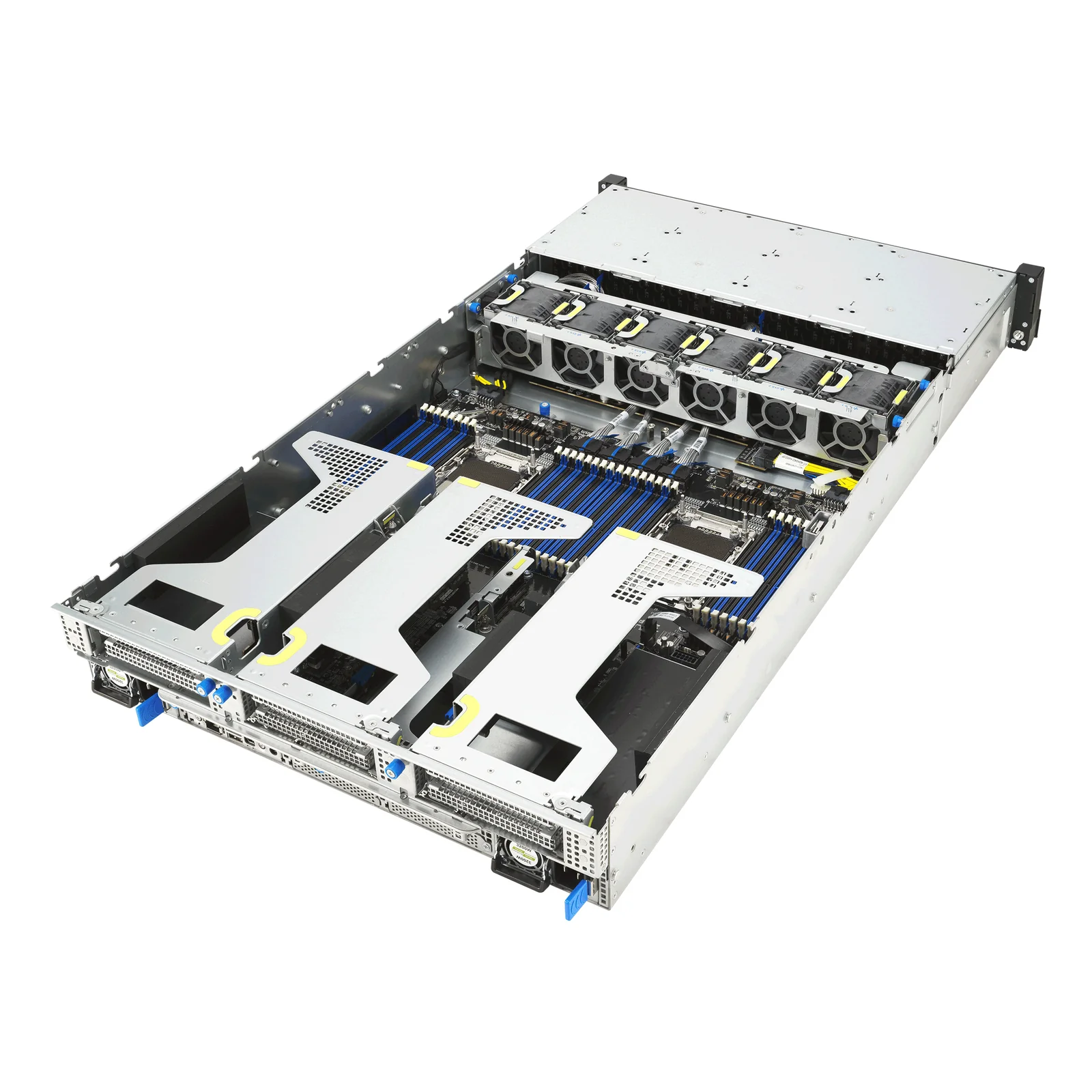 ASUS RS720-E12-RS24G Rack (2 U) Noir, Argent