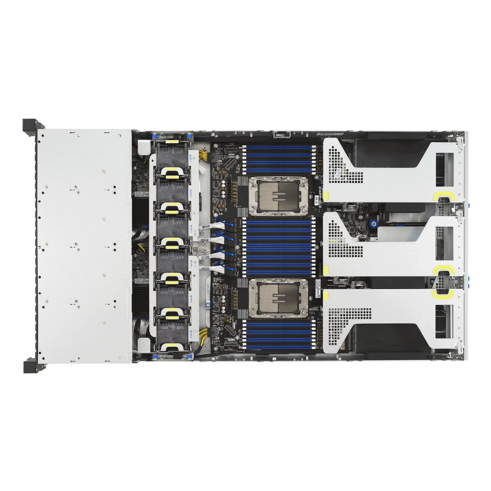 ASUS RS720-E12-RS24G Rack (2 U) Noir, Argent