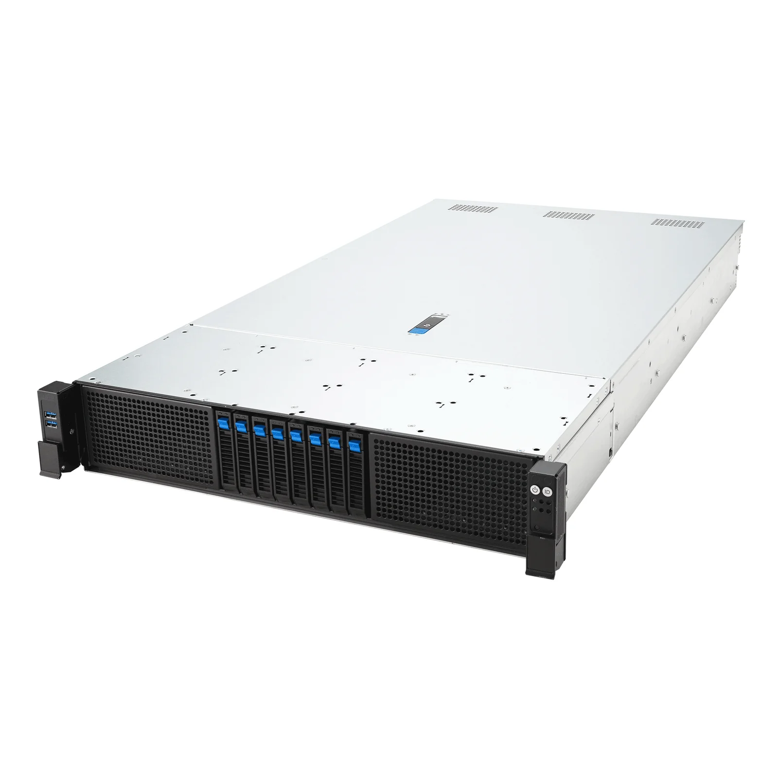 RS720-E12-RS8G Rack (2 U) Noir, Argent