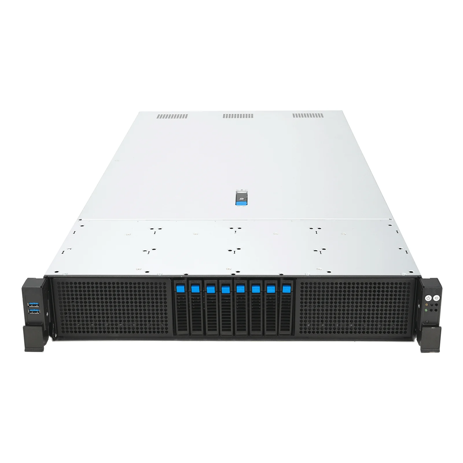 ASUS RS720-E12-RS8G Rack (2 U) Noir, Argent